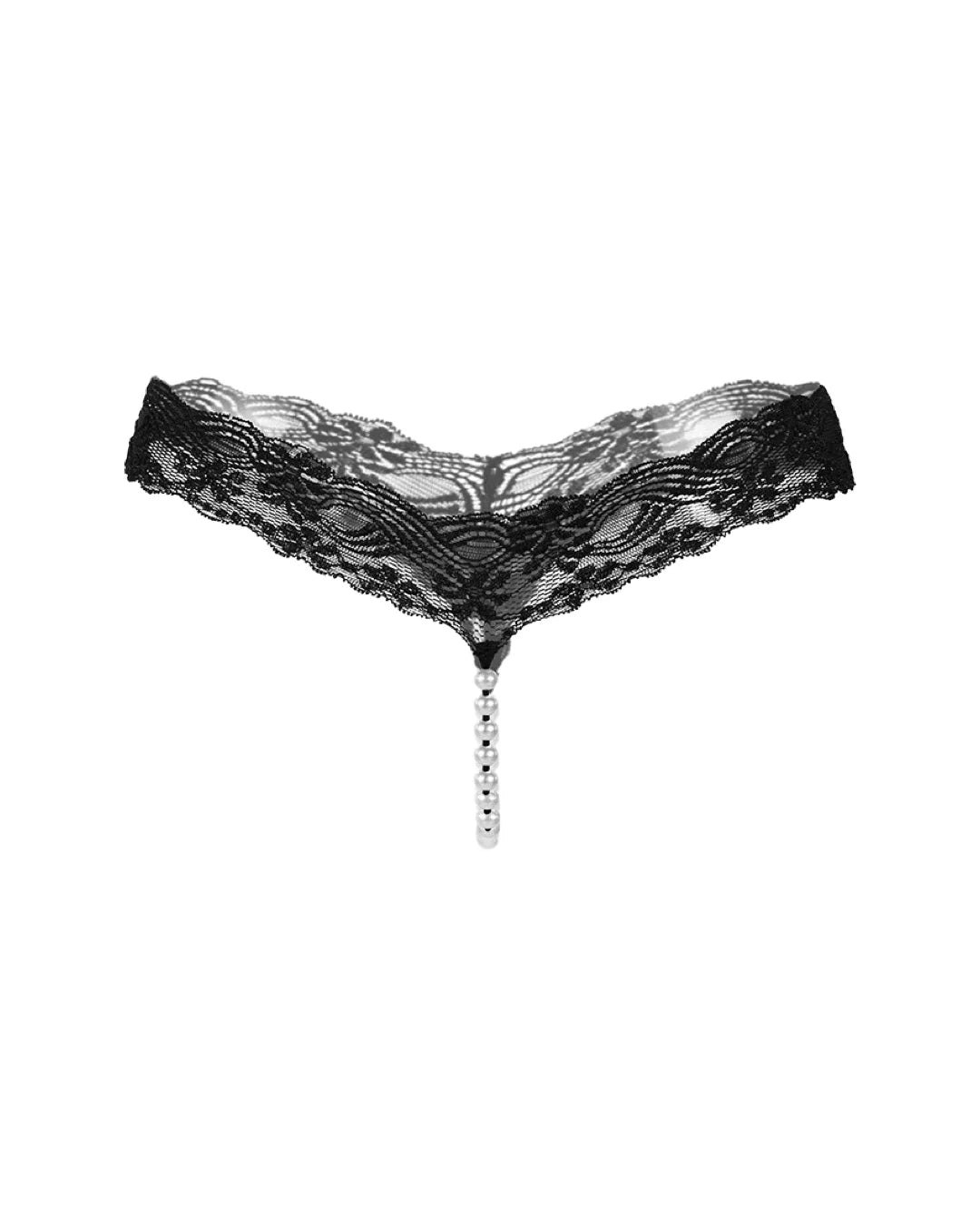 Dear Eve Lingerie Lace Band G-string - Black
