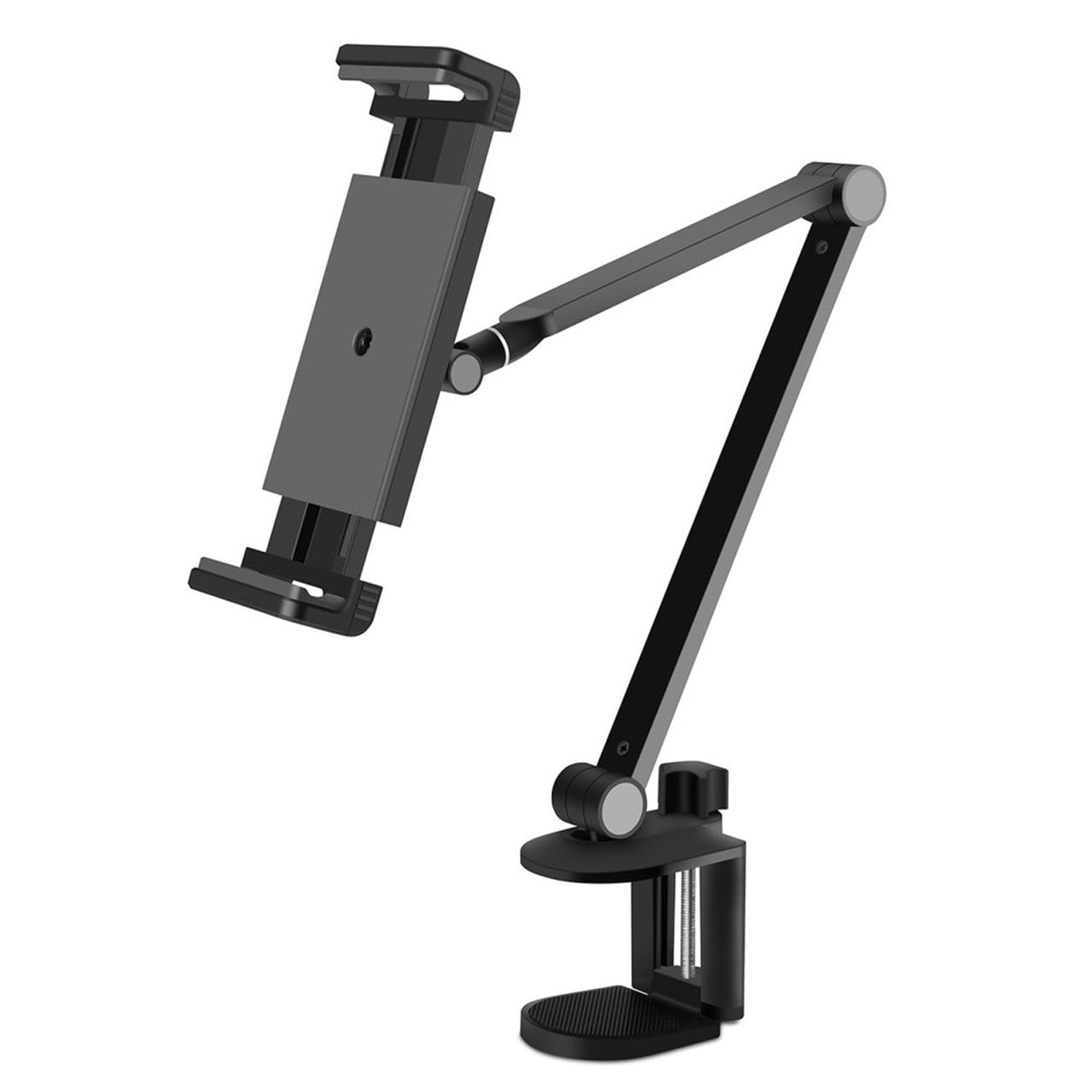 TODO Aluminium Foldable Tablet Stand Mount Clamp Holder Bracket iPhone iPad 4.7" - 12.9"