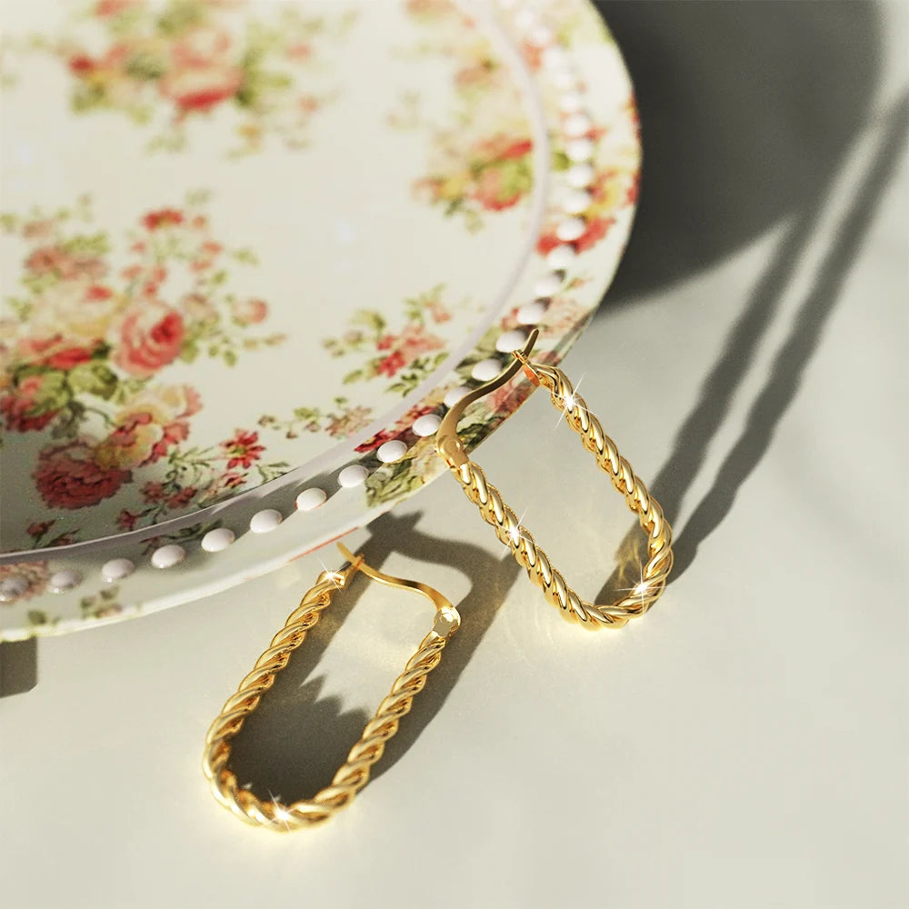 Bullion Gold Chic Gold Dangle Earrings