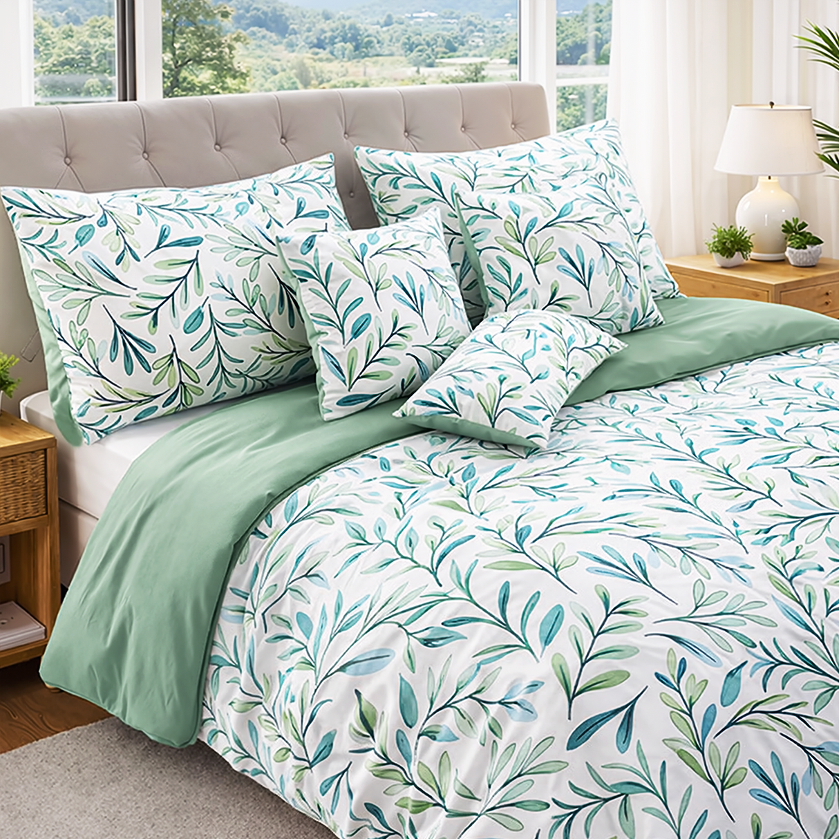 Ramesses 6Pcs Bedroom Pack - Natural