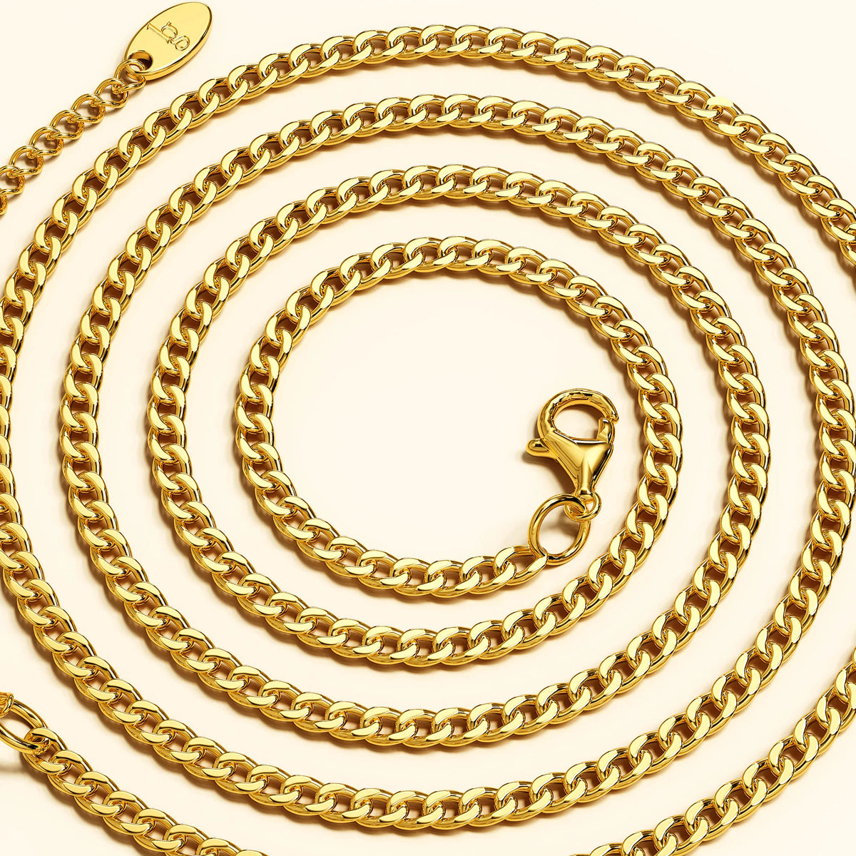 Bullion Gold Estelle Chain Link Gold Plated Necklace