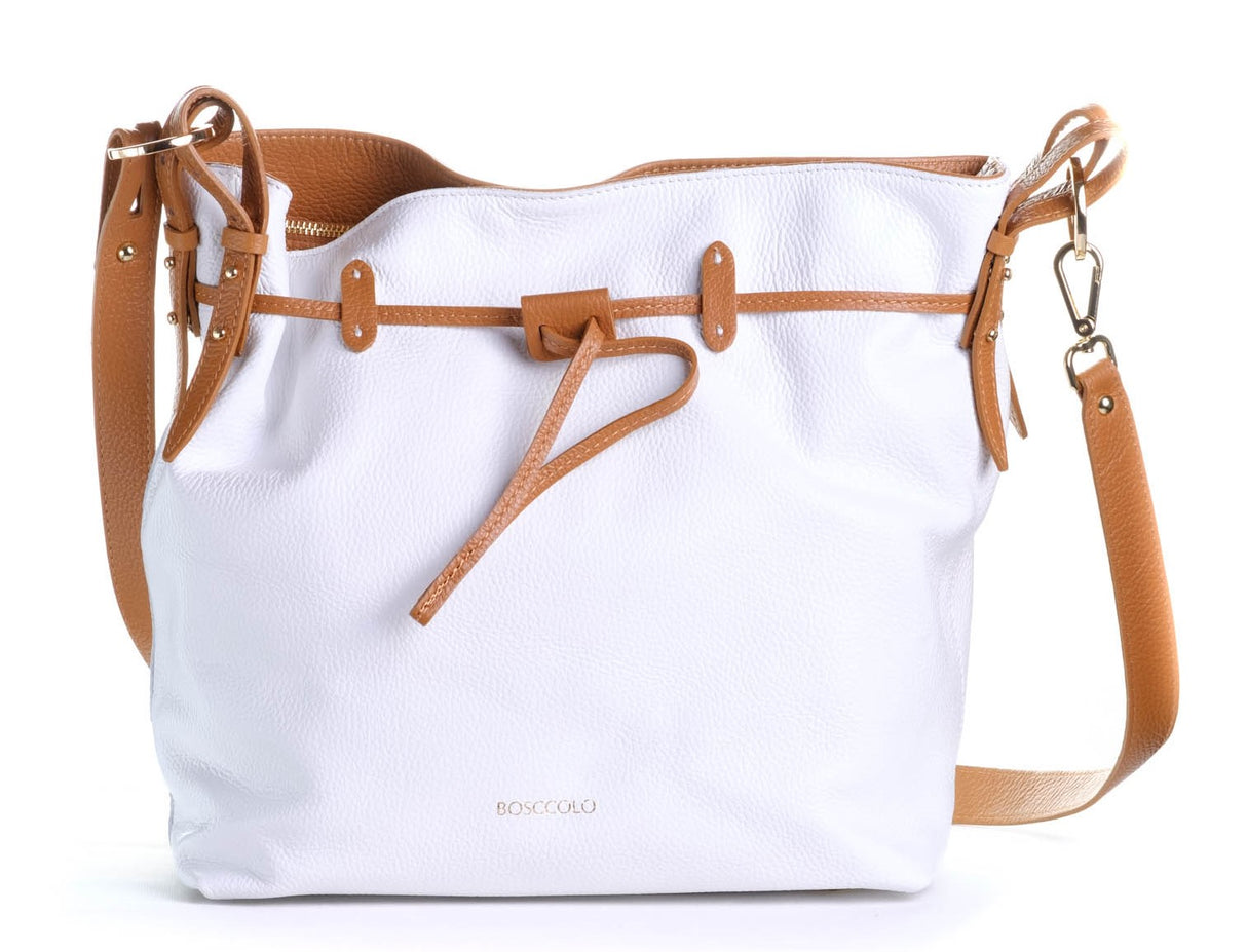 Bosccolo Drawstring Bag - White