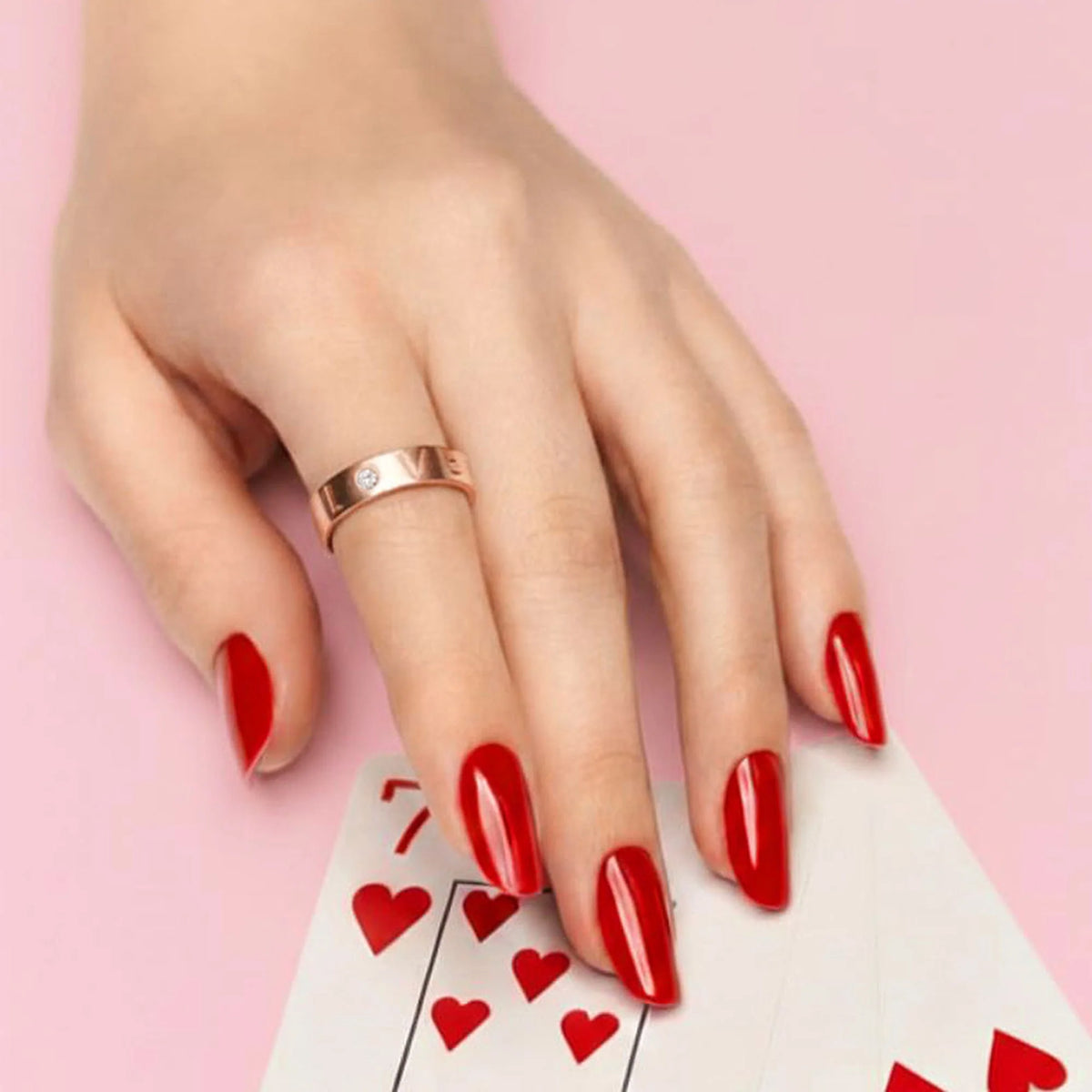 Bullion Gold Fate Love Promise Ring