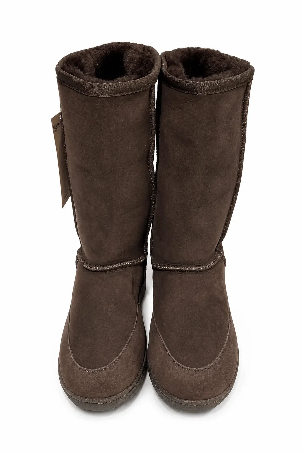 Australian Leather Ugg Classic Long Rubber Sole - Chocolate - AU5