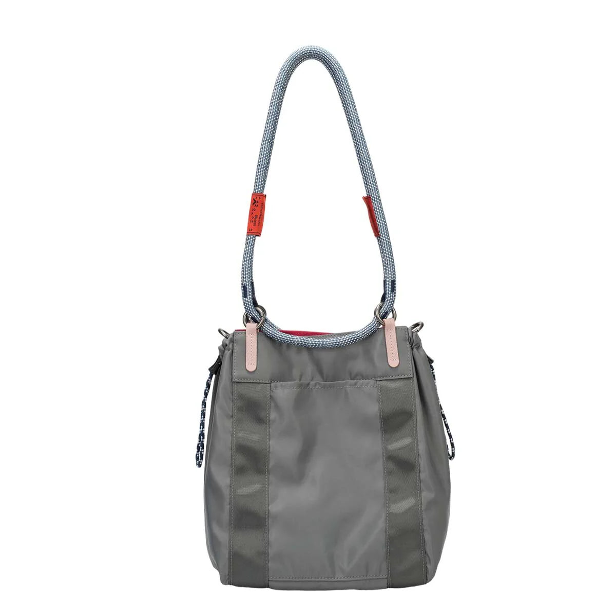 BAMEI Reversible Dual-Color Ballistic Nylon Bucket Bag - Charcoal