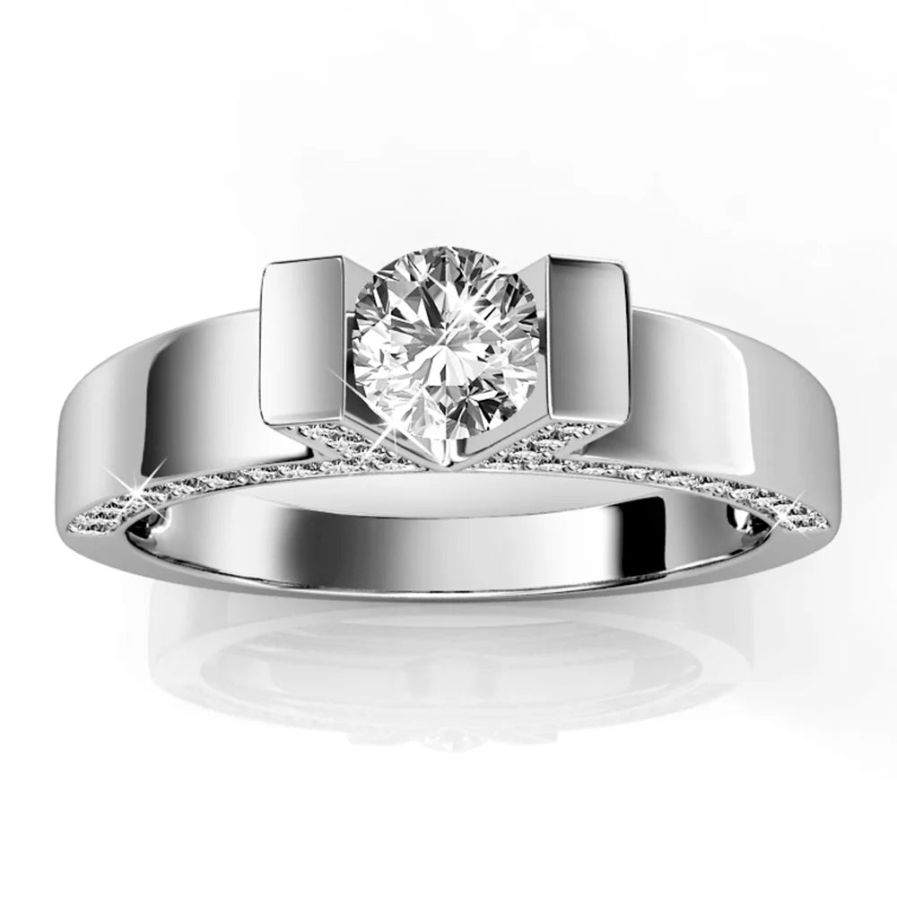 Krystal Couture Duchess Ring Embellished with Swarovski Crystals