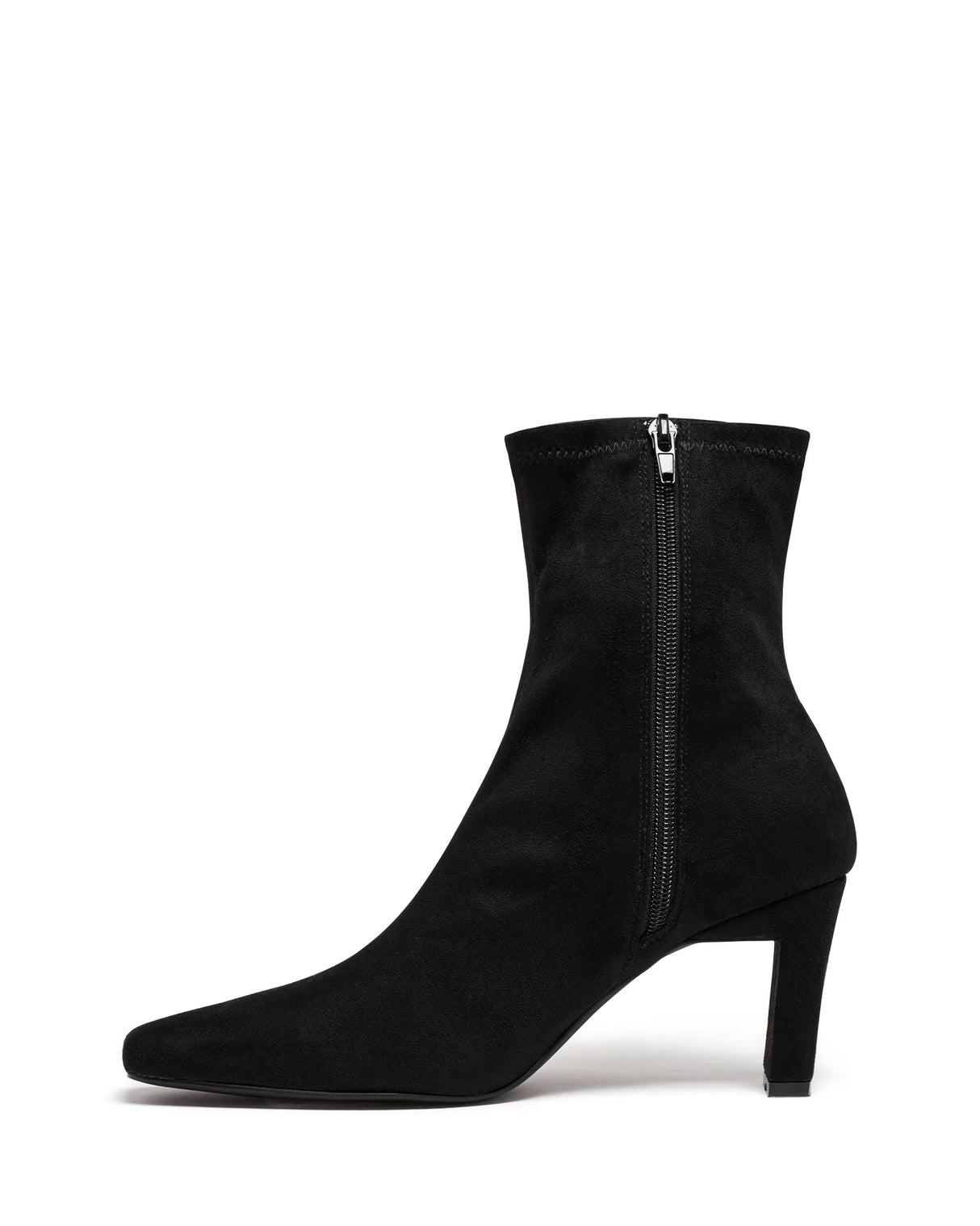 Therapy Bette Black Stretch Faux Suede