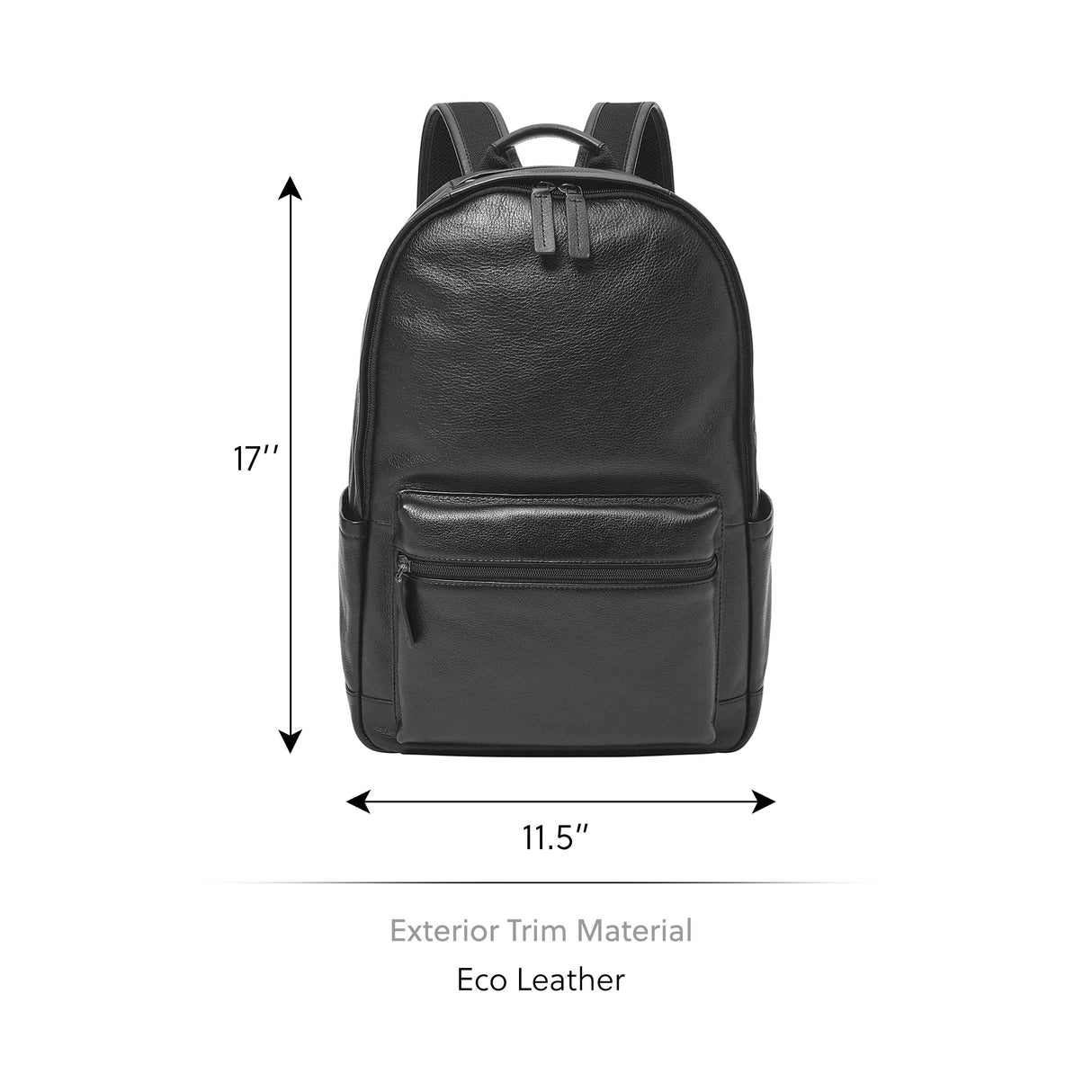Fossil Buckner Black Backpack