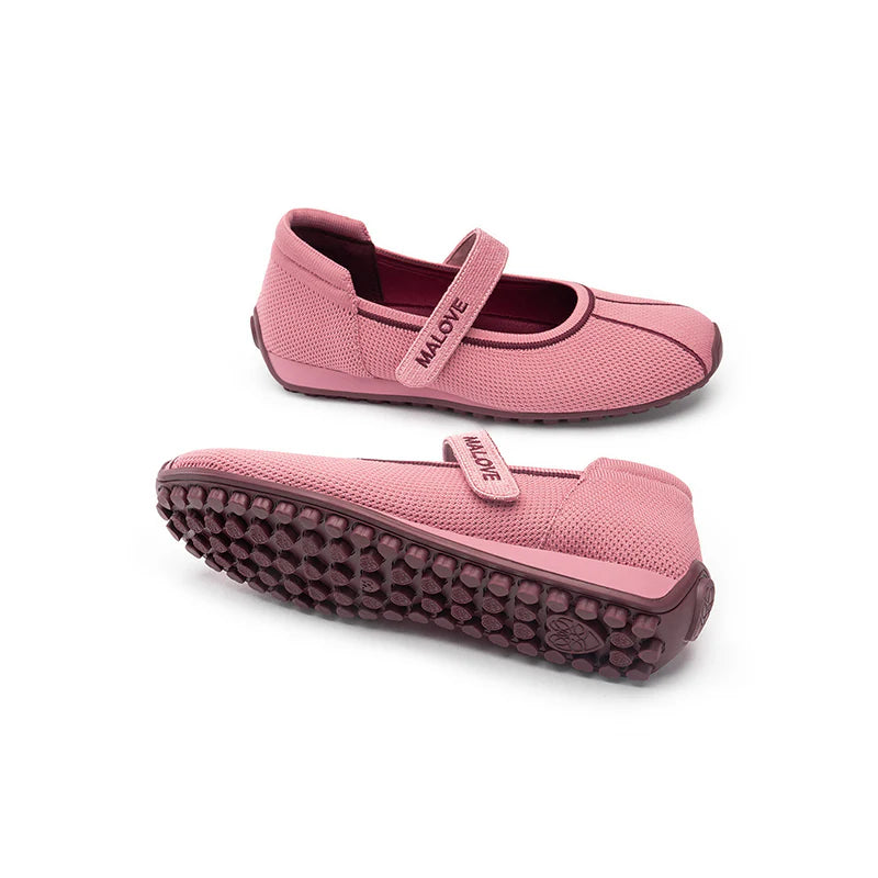 Sport Ballet Mary Jane Flats - Pink