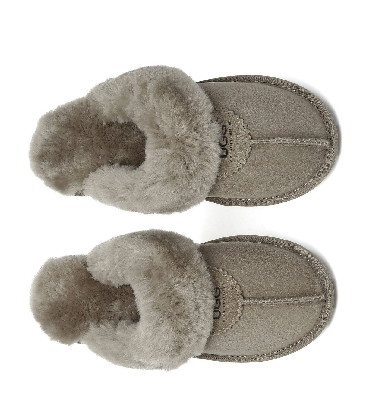 Australian Shepherd UGG Waffle Slipper - Caribou