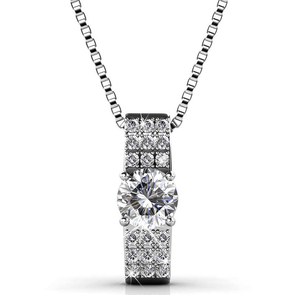 Krystal Couture Designer Pendant Necklace Embellished with SWAROVSKI Crystals