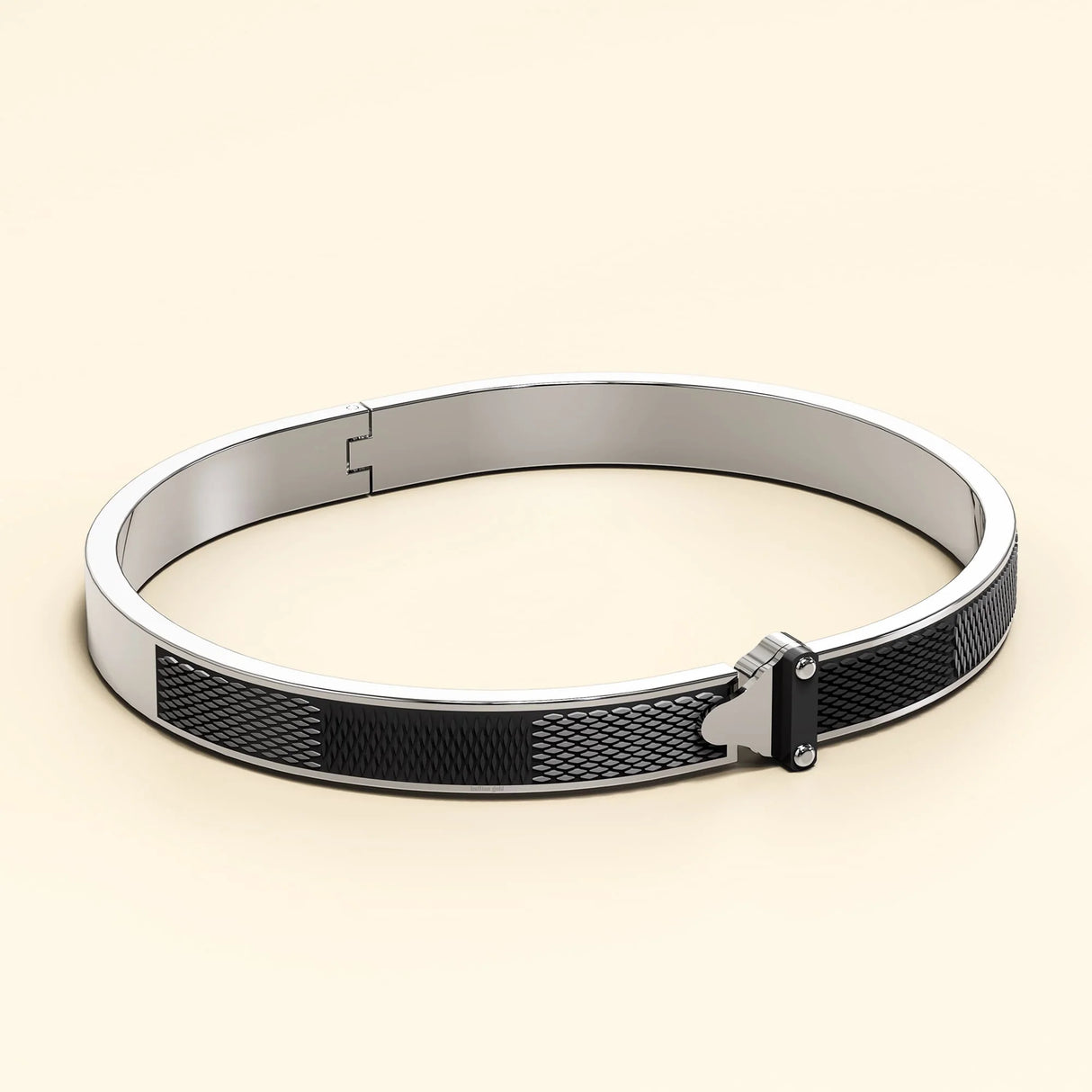 Bullion Gold Elaine White Gold Bangle