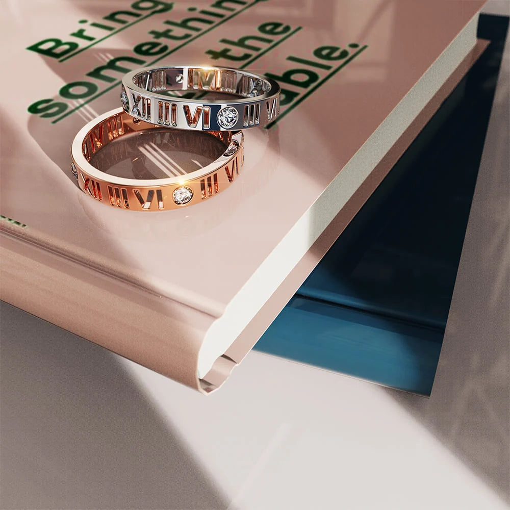 Bullion Gold Roman Reign Ring