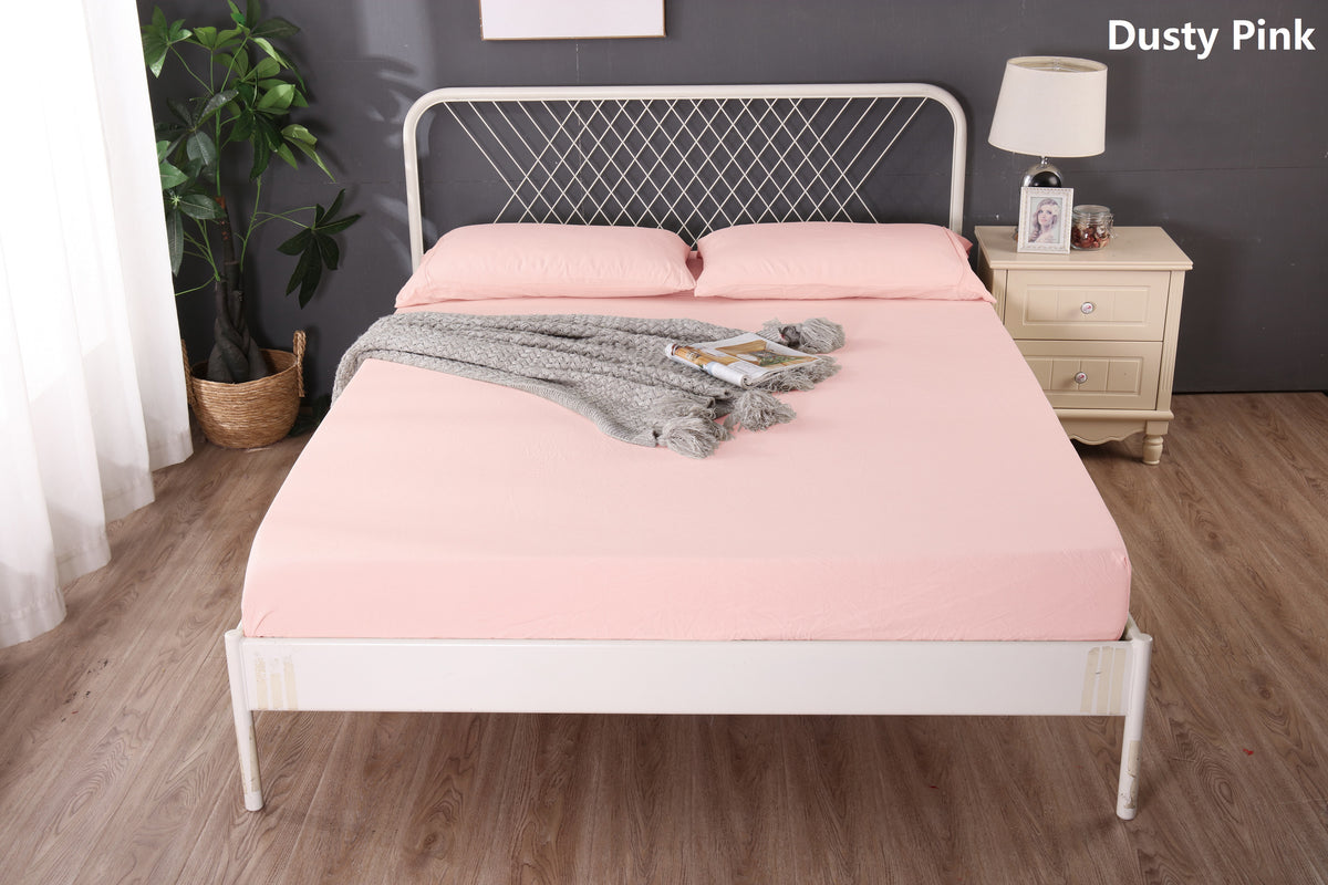 Ramesses Linen Bamboo Combo Set - Dusty Pink