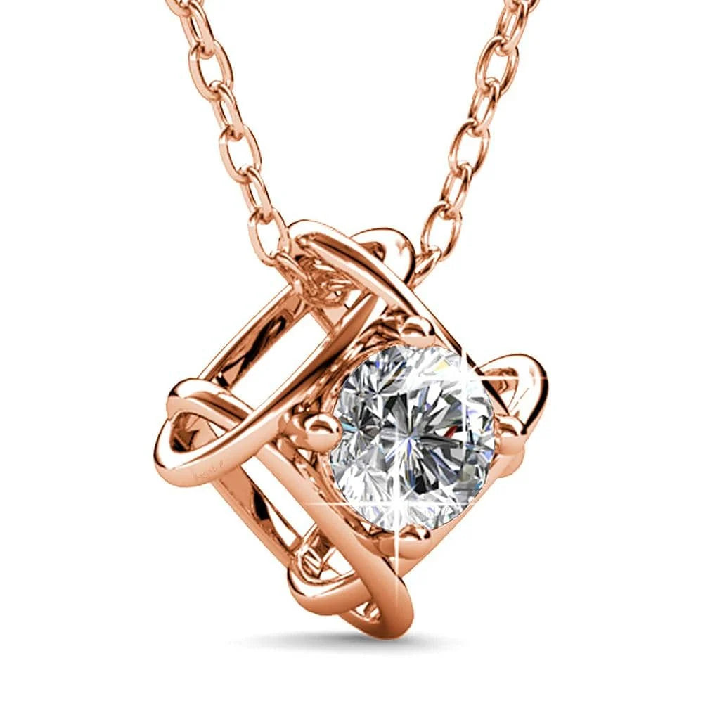 Boxed Majestic Beauty Necklace and Stud Earrings Set Embellished with SWAROVSKI® Crystals