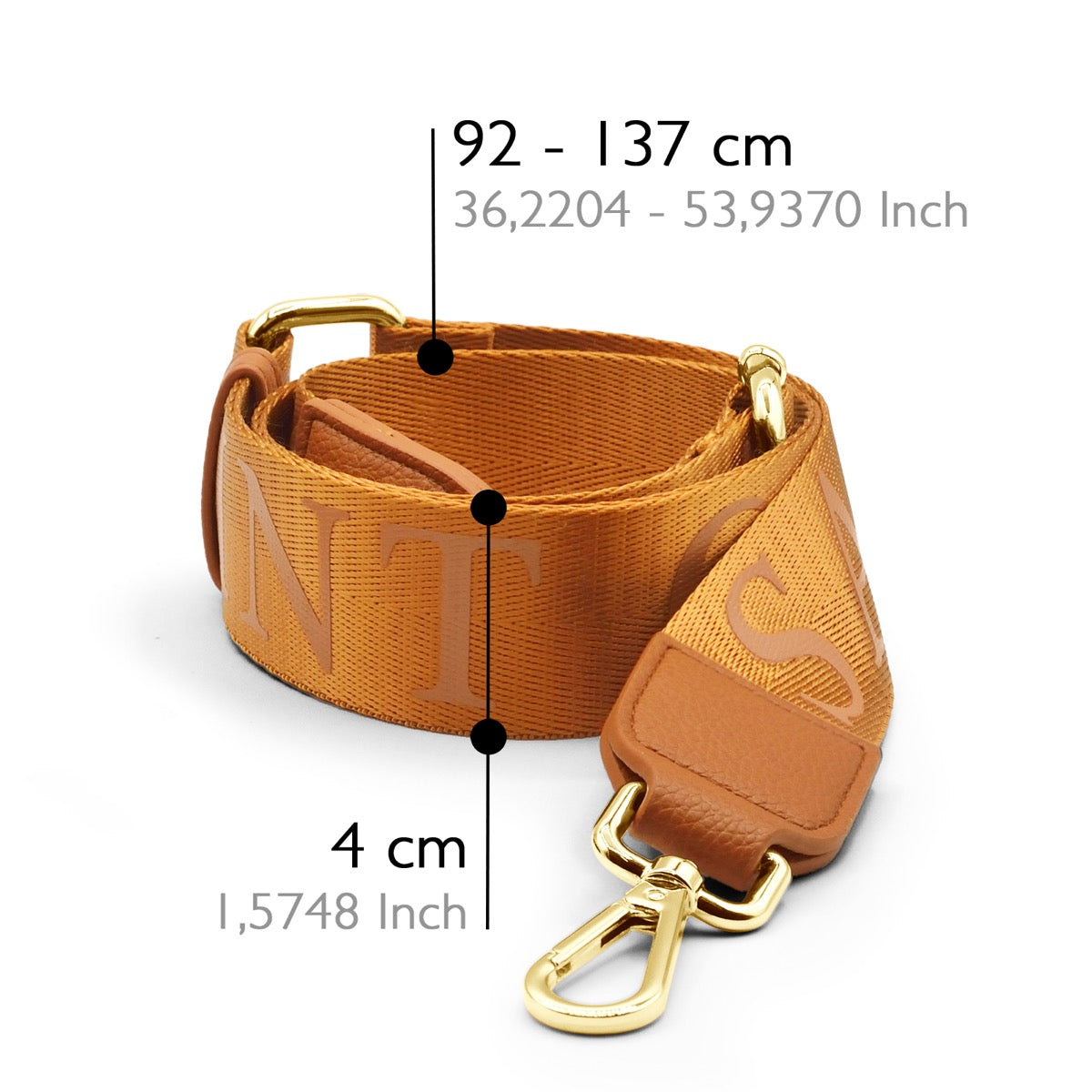 ADJUSTABLE NYLON STRAP BROWN