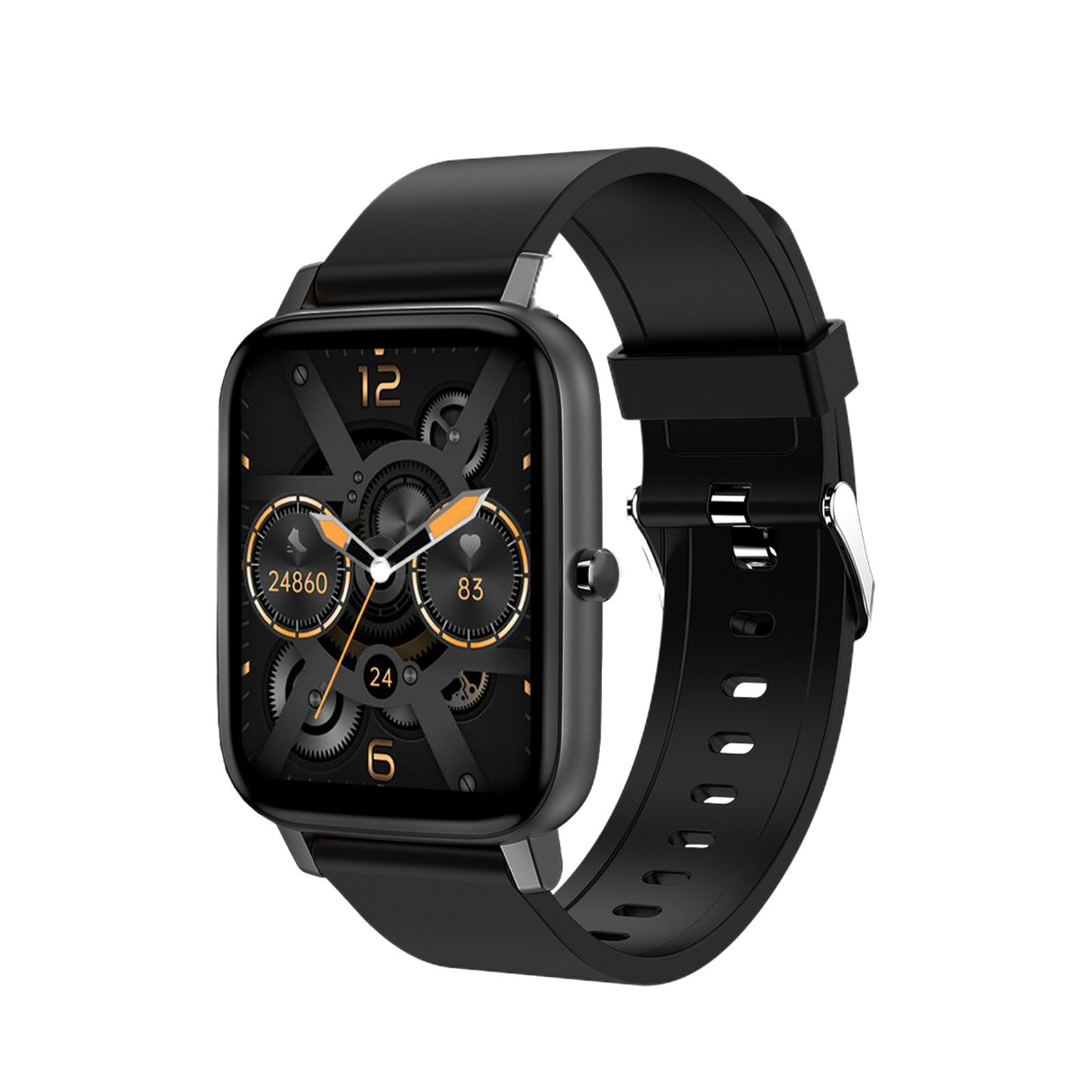 Fitsmart Multi Function Black Smartwatch