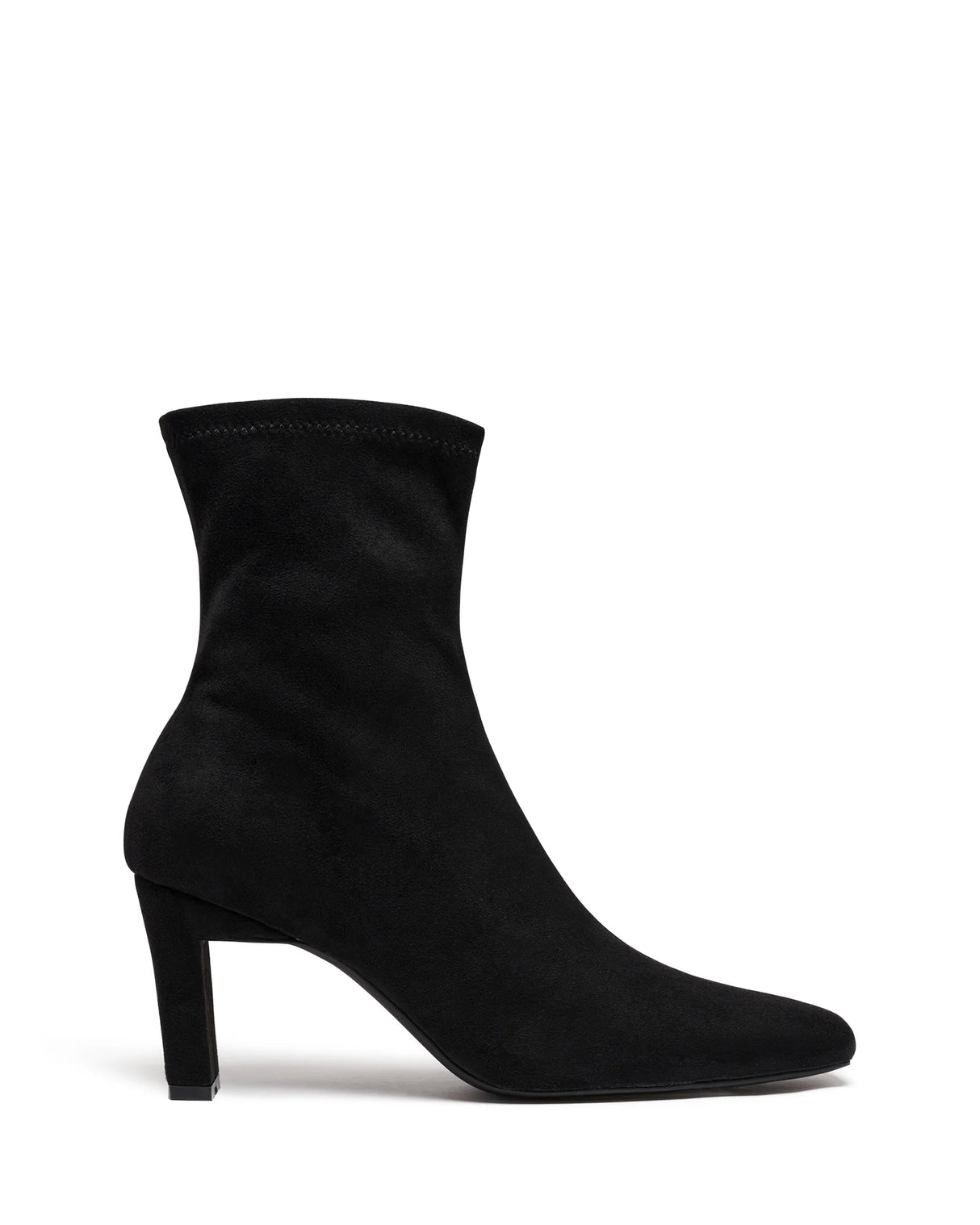 Therapy Bette Black Stretch Faux Suede