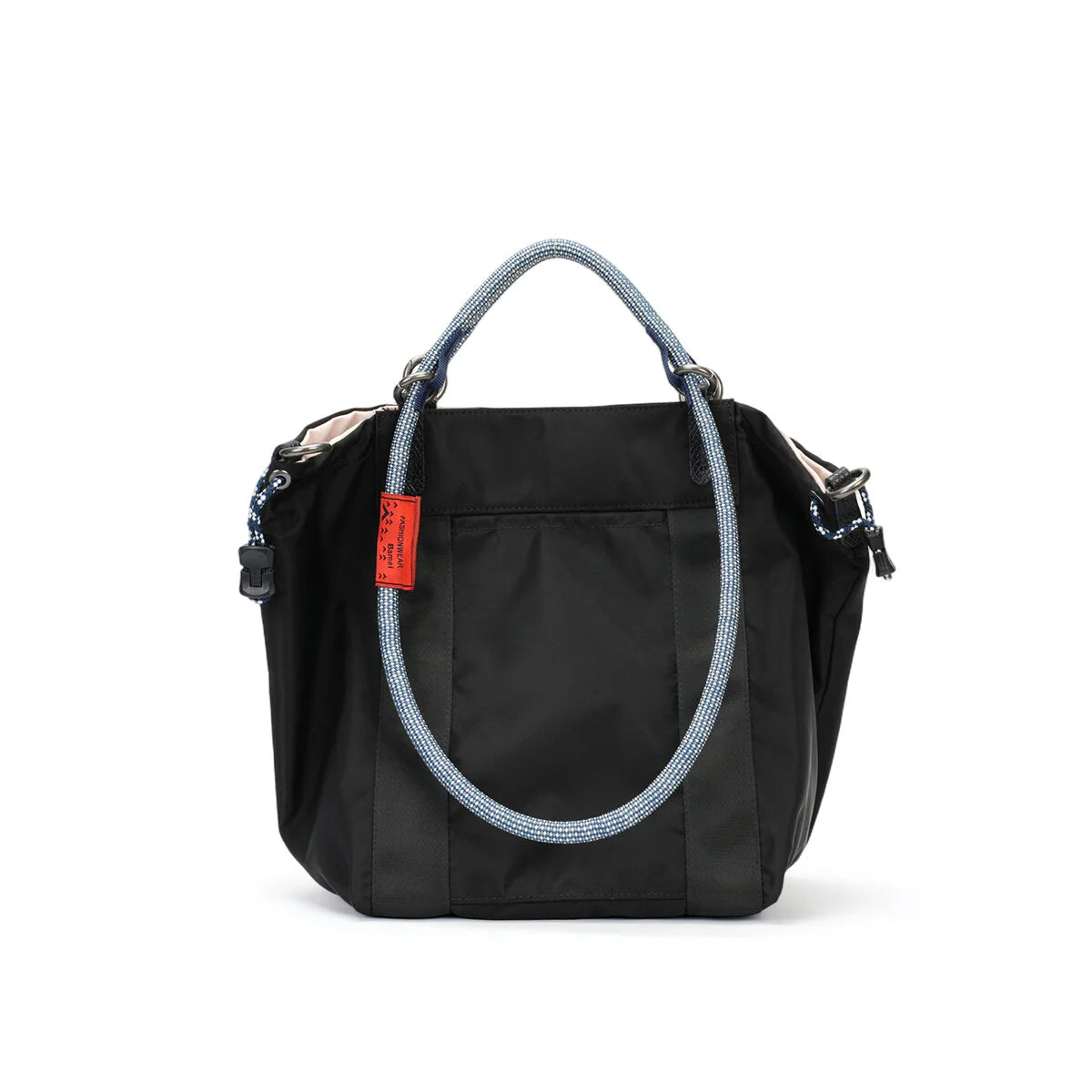BAMEI Reversible Dual-Color Ballistic Nylon Bucket Bag - Black