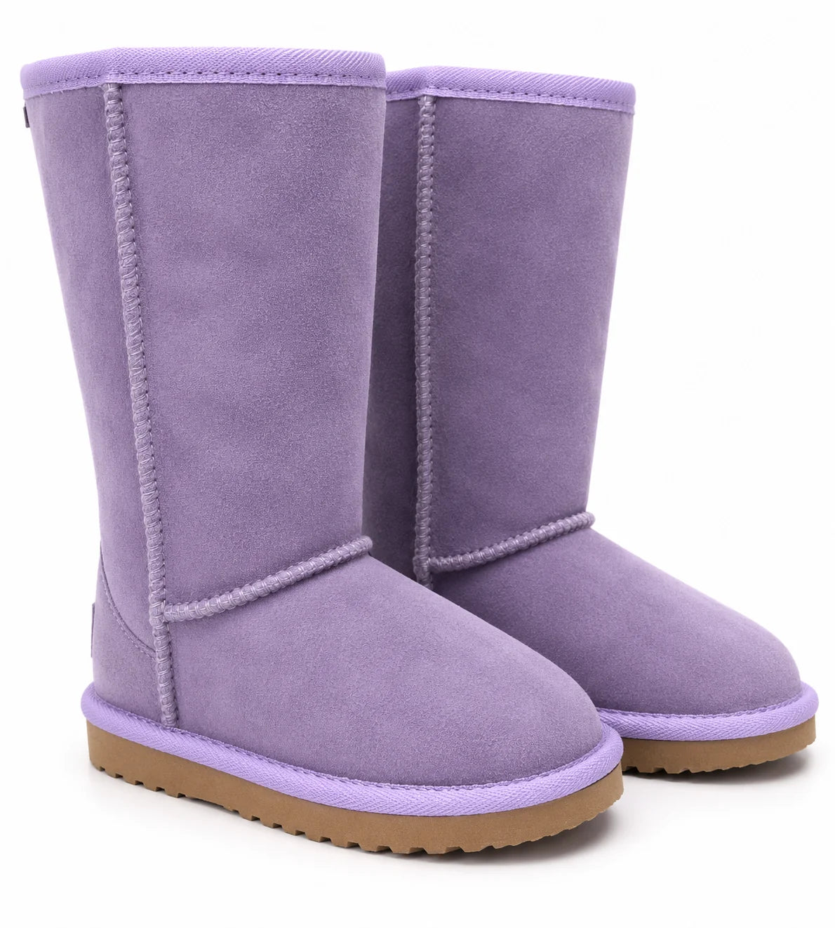 Australian Leather Ugg Kids Classic Long - Lilac - AU10