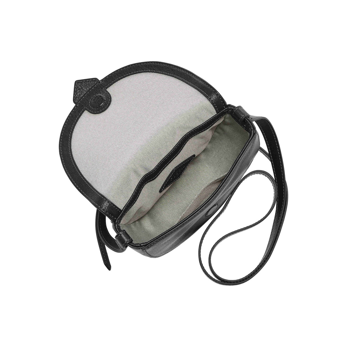Fossil Harwell Black Crossbody Bag