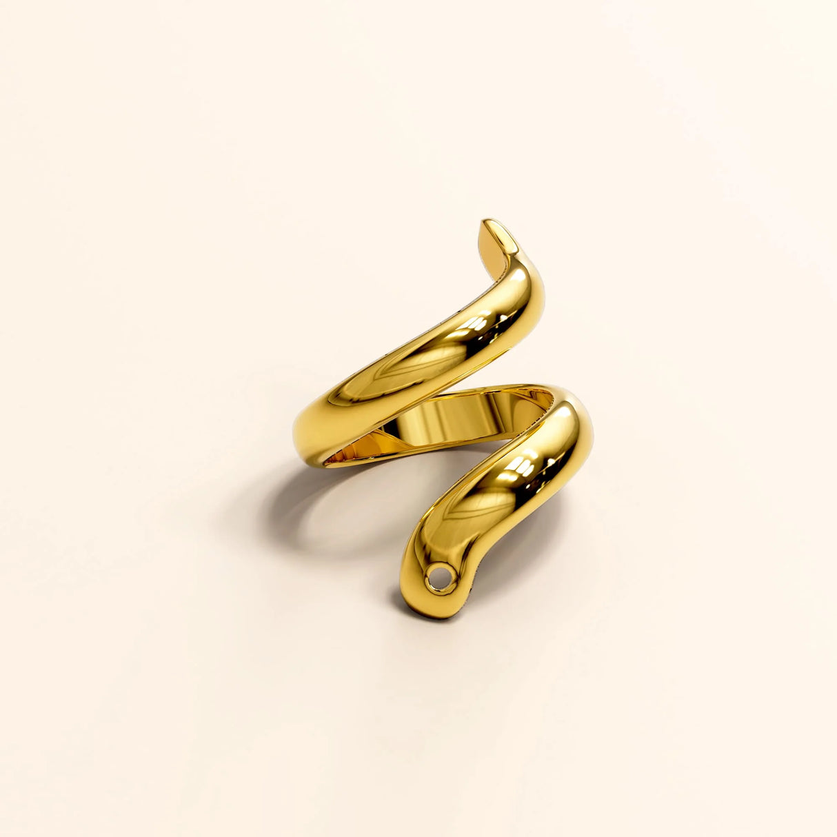 Bullion Gold Orphic Double Wrapped Band Ring in Gold