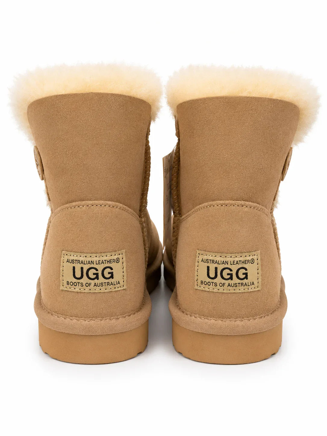 Australian Leather Ugg 1Button Sheepskin - Natural - AU4