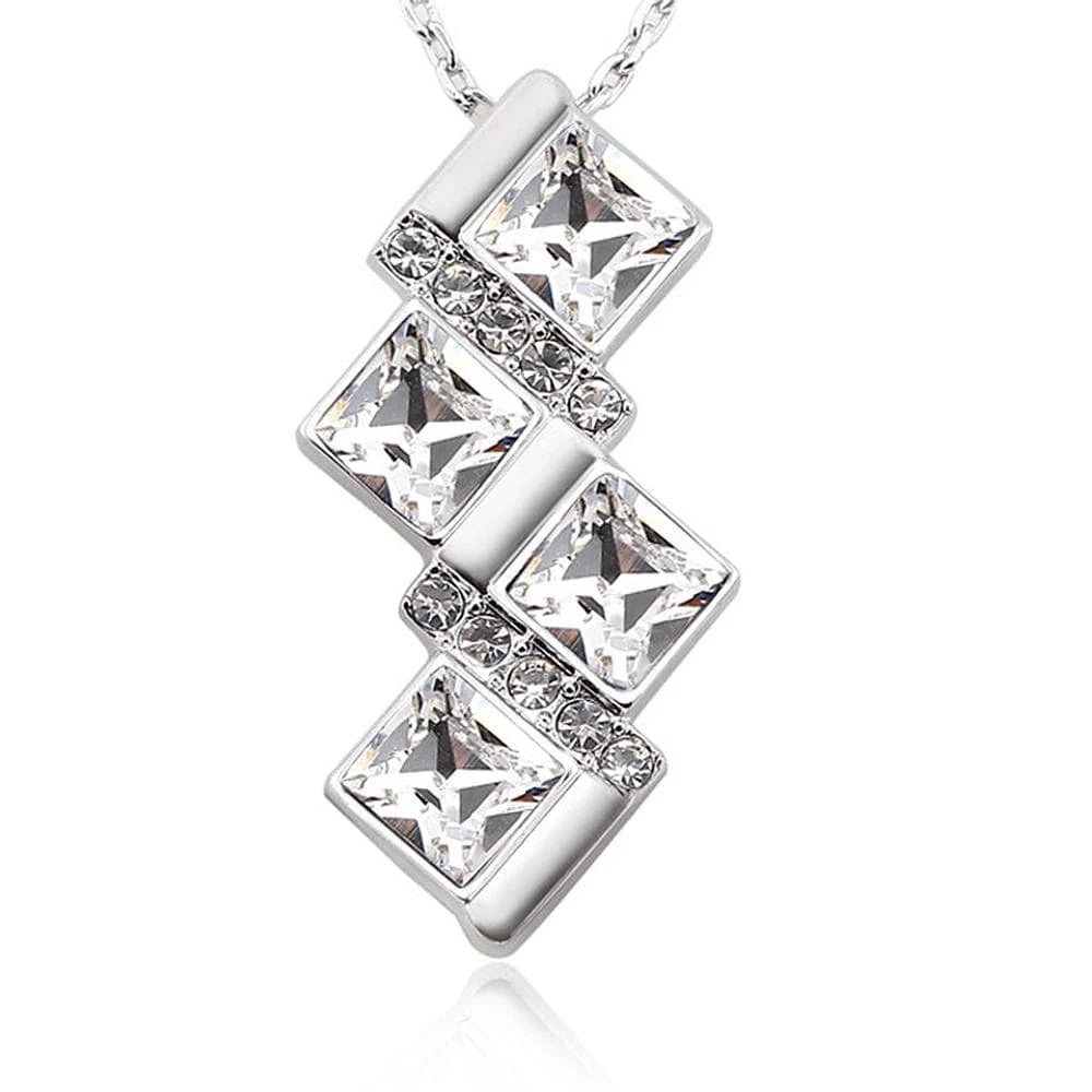 Krystal Couture Charades Necklace Embellished with SWAROVSKI Crystals