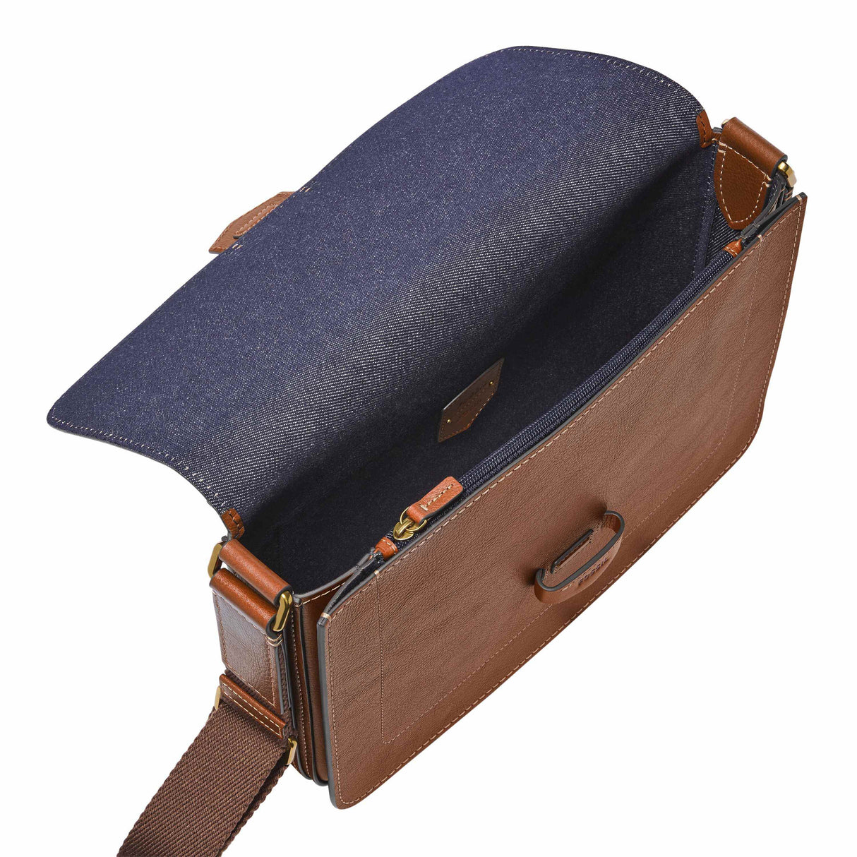 Fossil Lennox Brown Messenger Bag