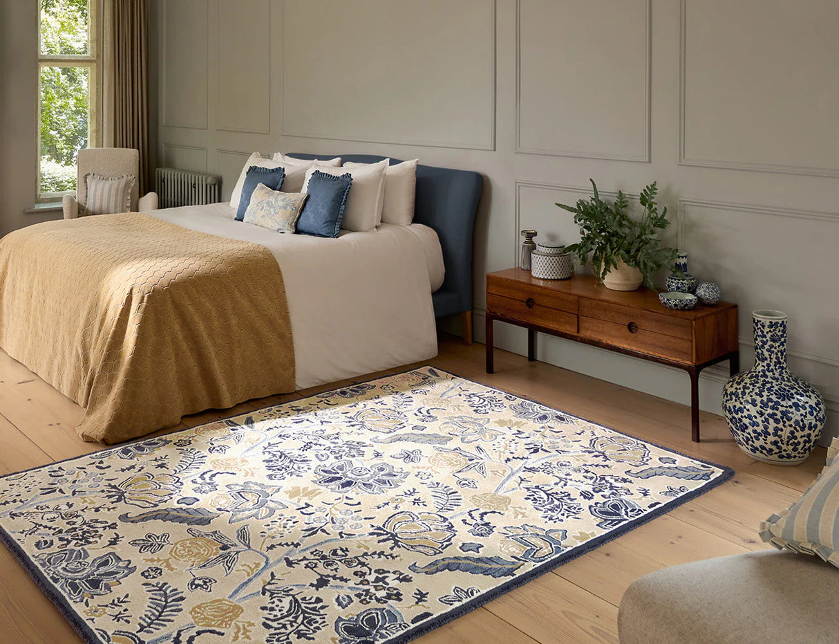 Sanderson Shalimar China Blue 148508 Rug