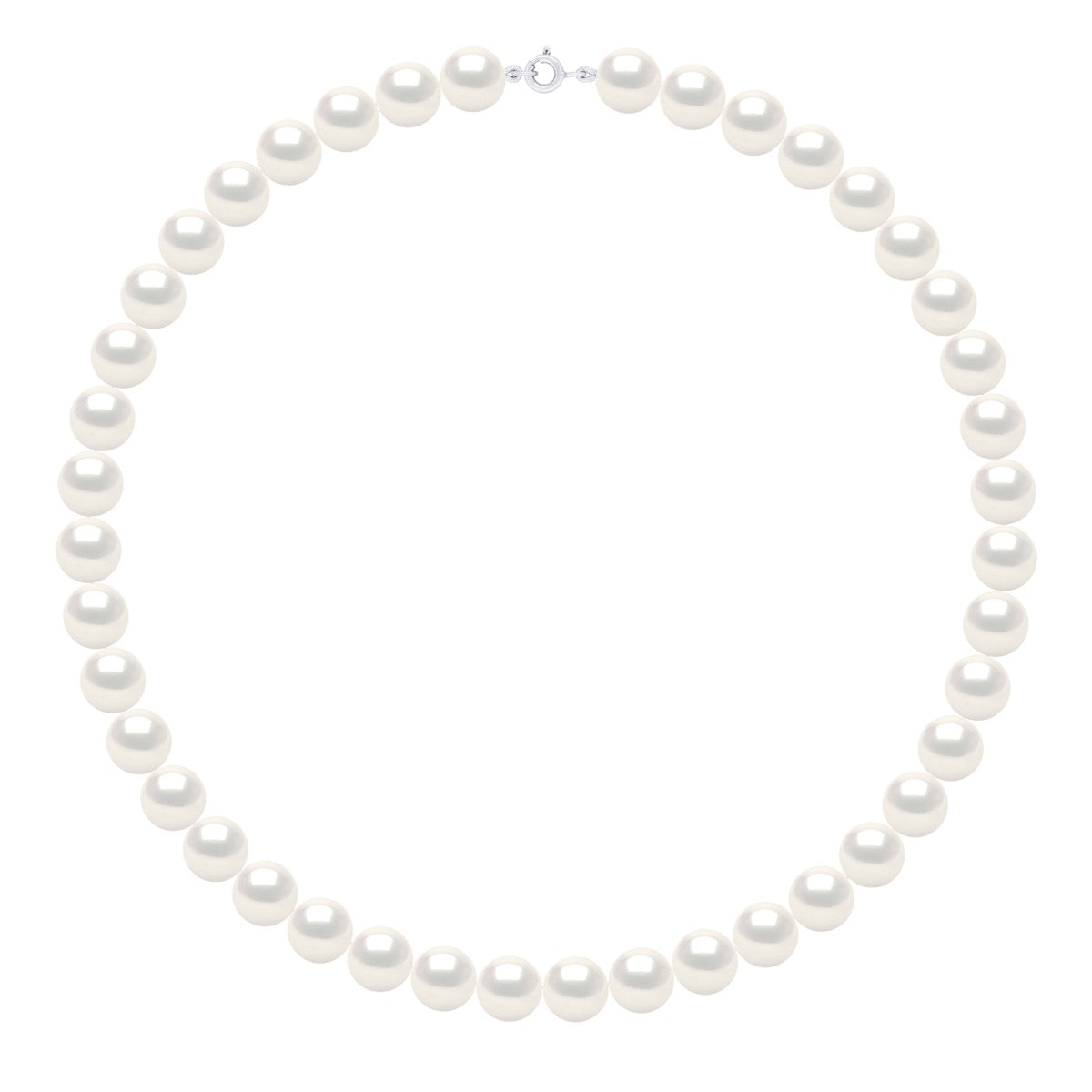 Choker - Natural Pearl White - Length 50 cm