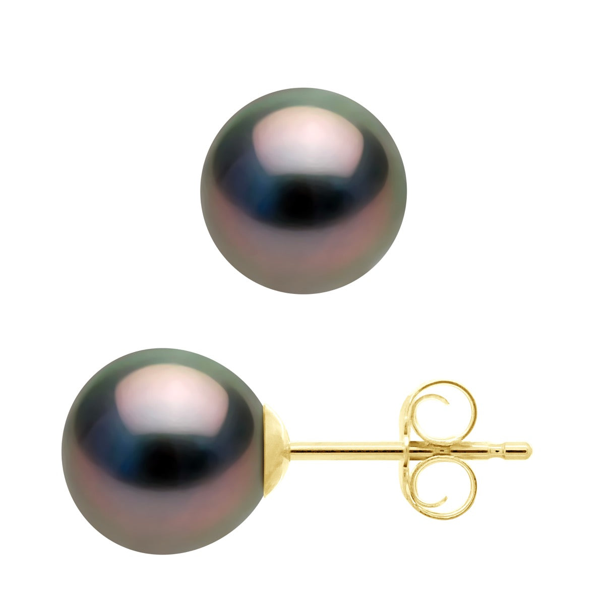 Earrings Yellow Gold 375 - Longueur 42 cm