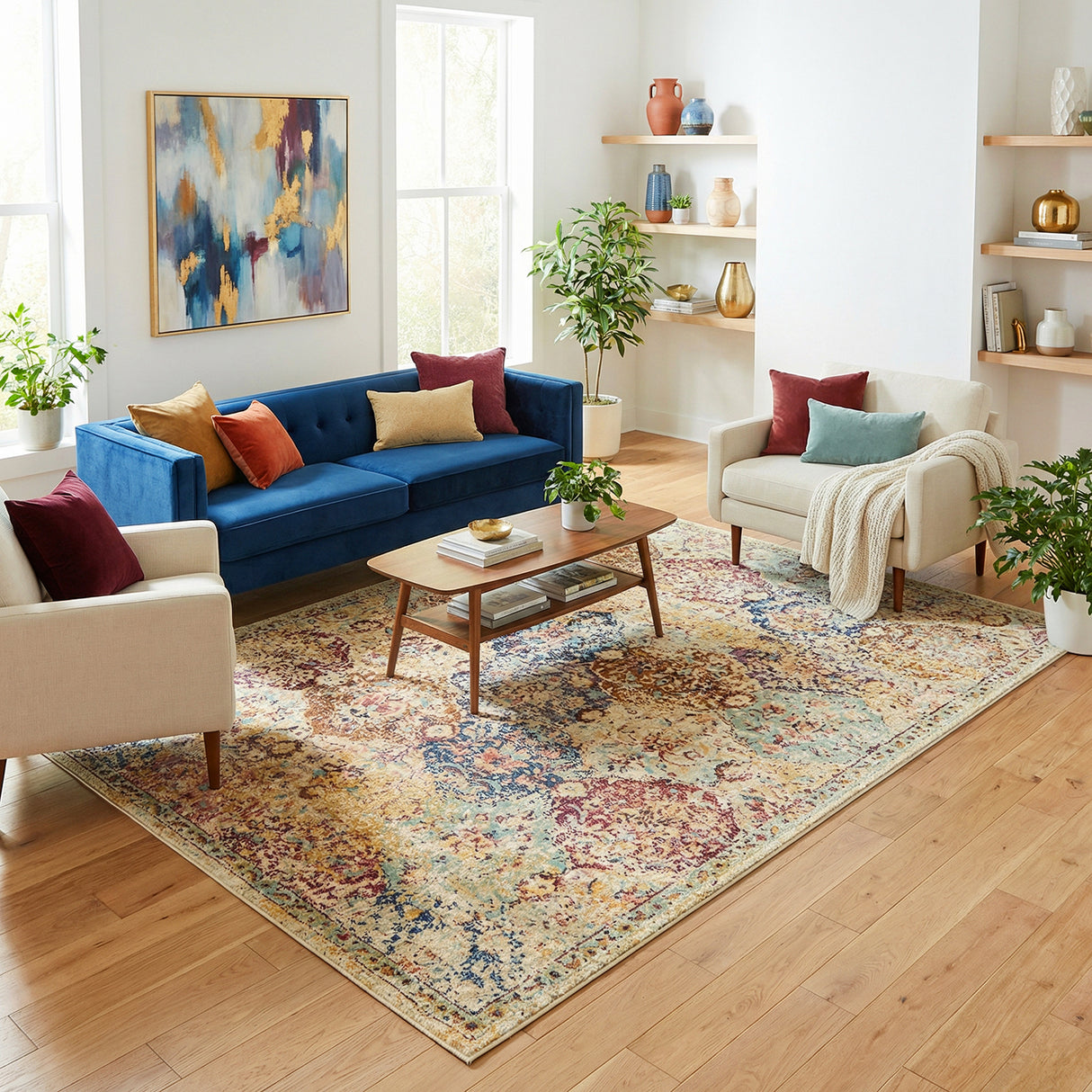 Anastasia 259 Ivory Rug