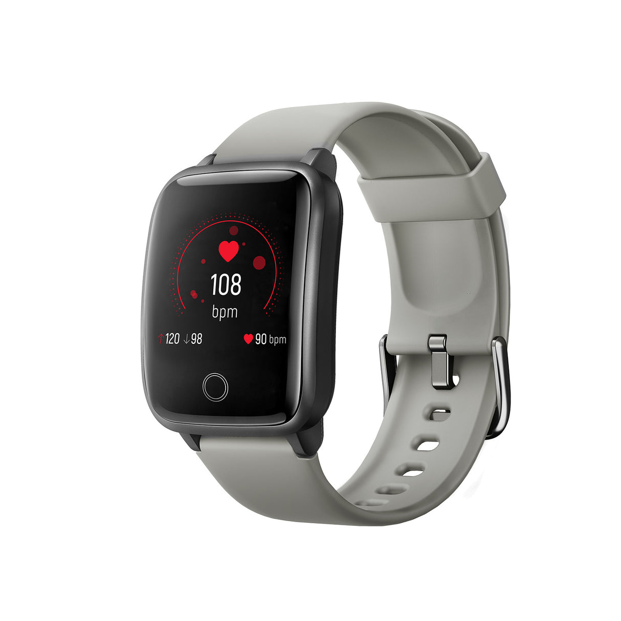 Fitsmart Silver Grey Smart Watch