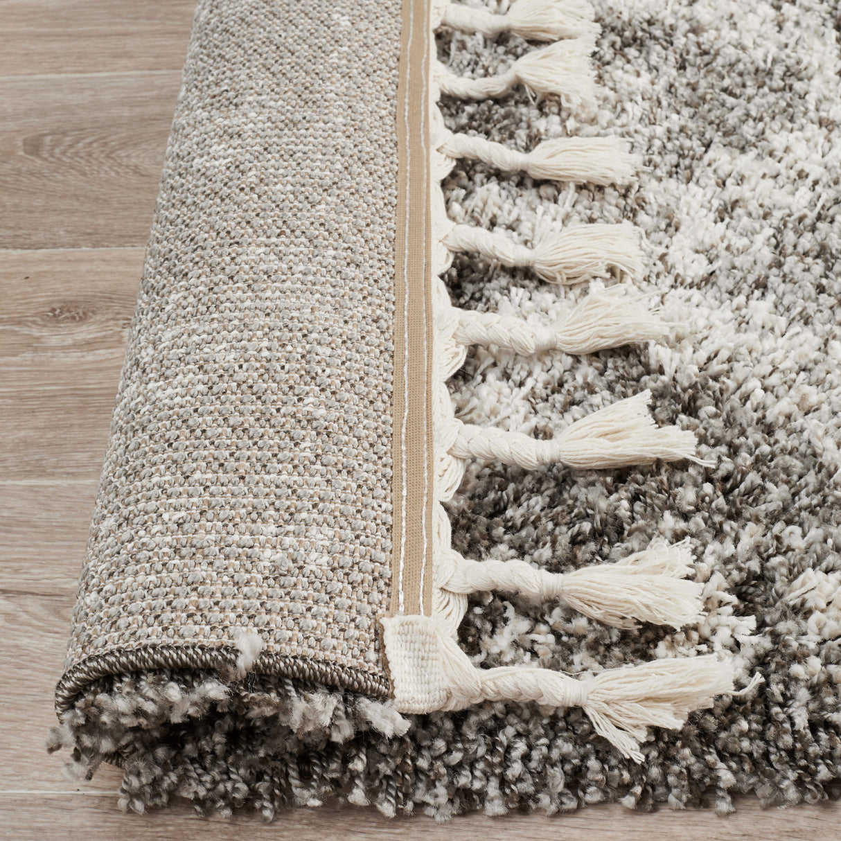 Saffron 33 Grey Runner Rug