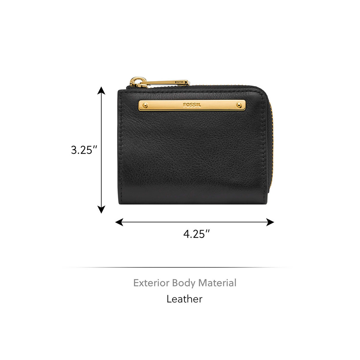 Fossil Liza Black Wallet