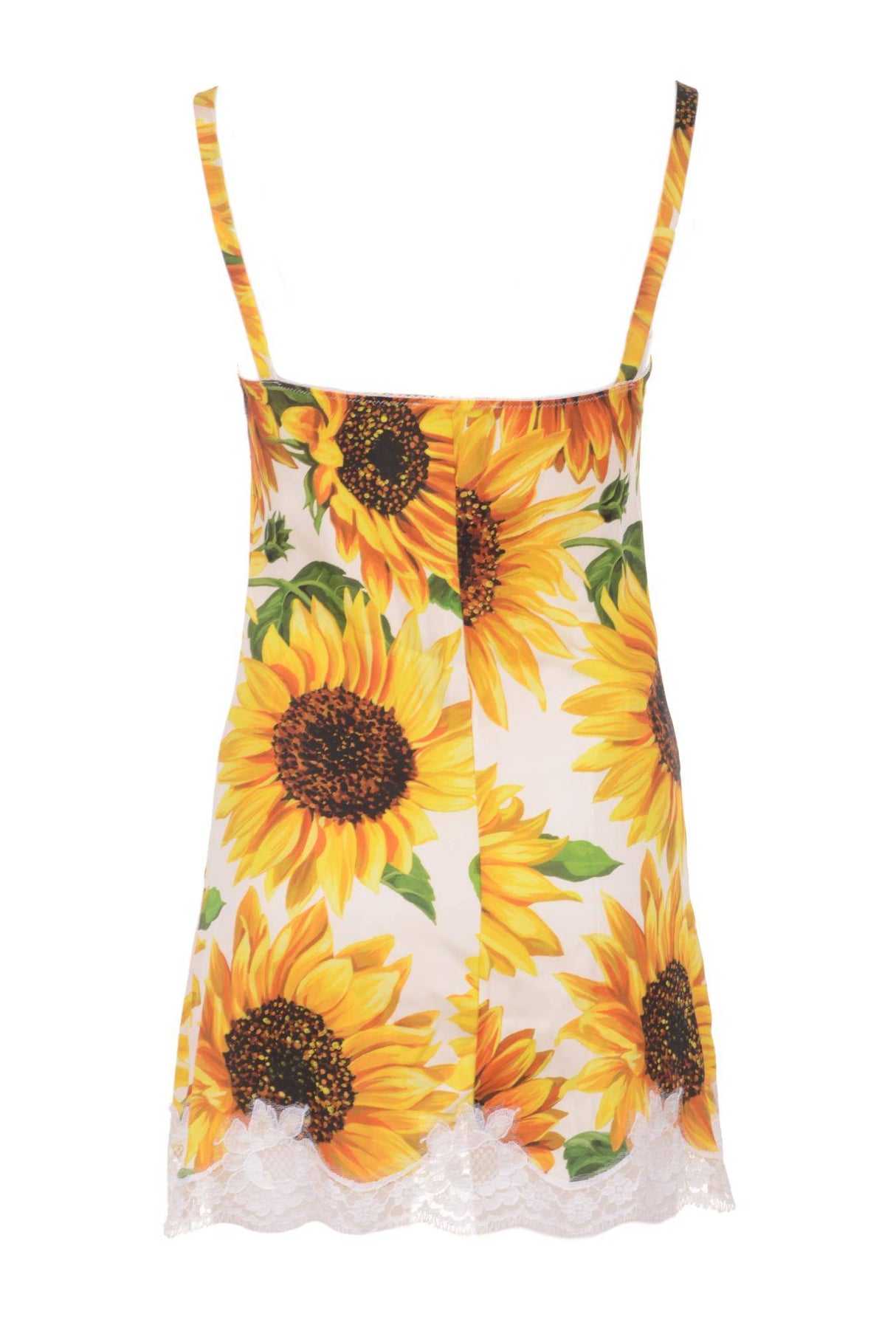 Dolce & Gabbana Women Sunflowers Lingerie Dress