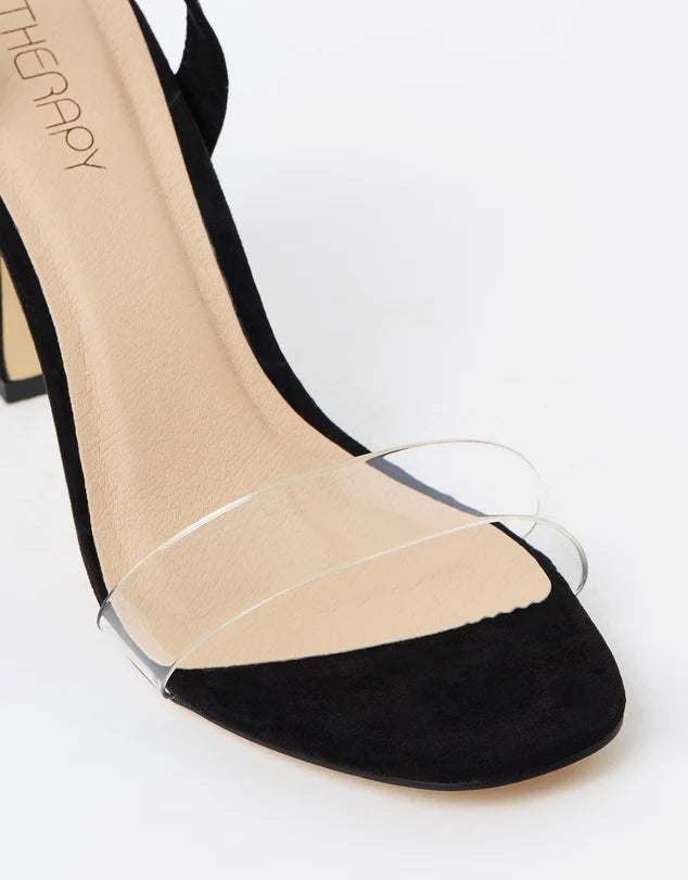 Therapy Balboa Black Imit Kid Suede
