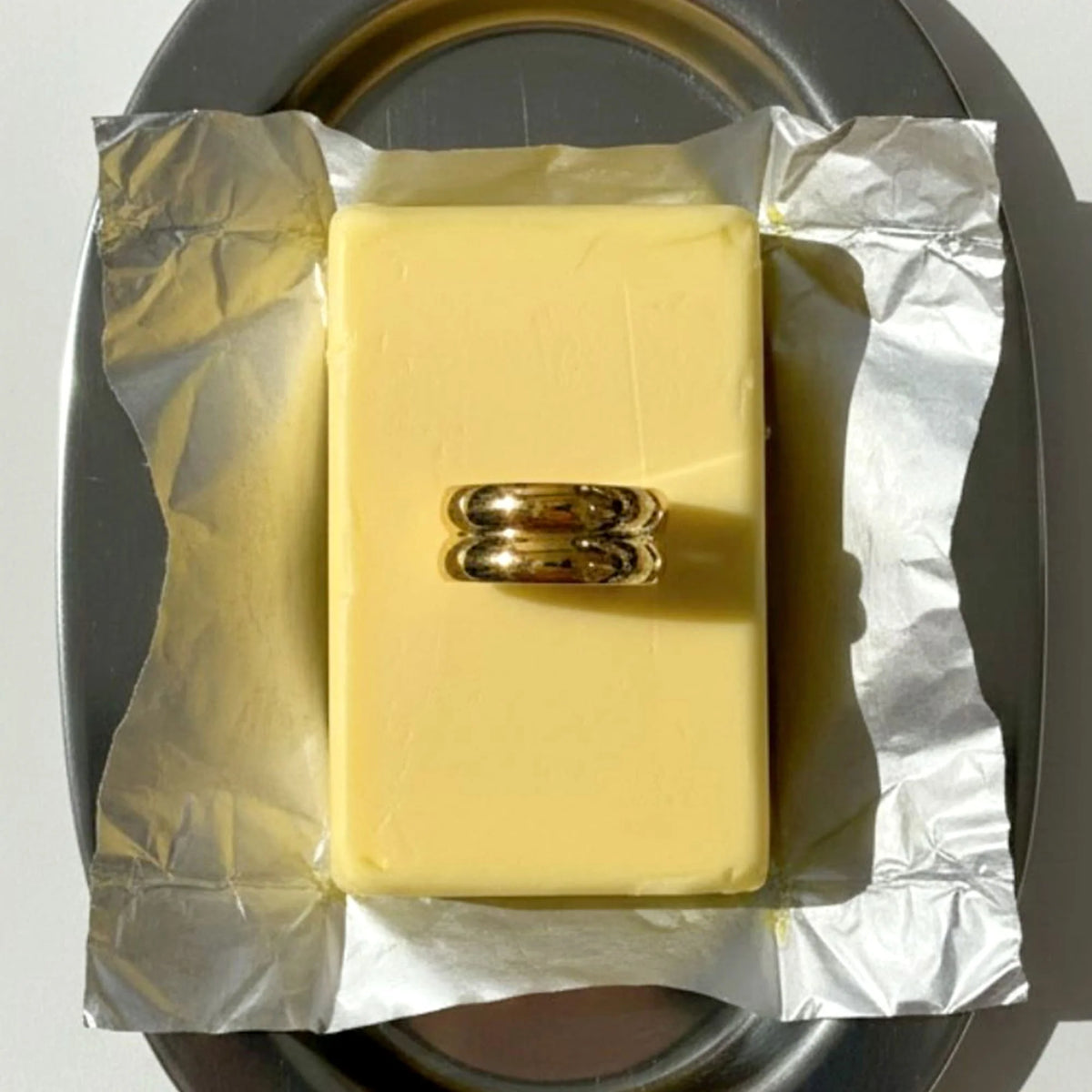 Bullion Gold Twin Gleam Radiant Fusion Gold Layered Ring