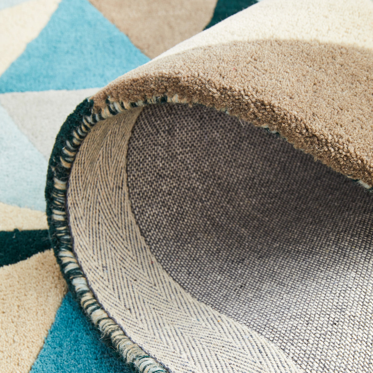 Matrix 901 Turquoise Runner Rug