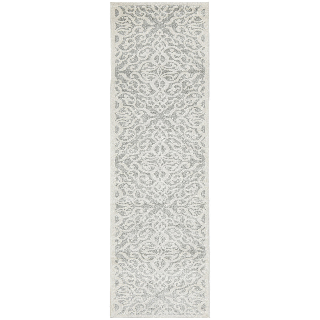 Chrome Lydia Silver Runner Rug