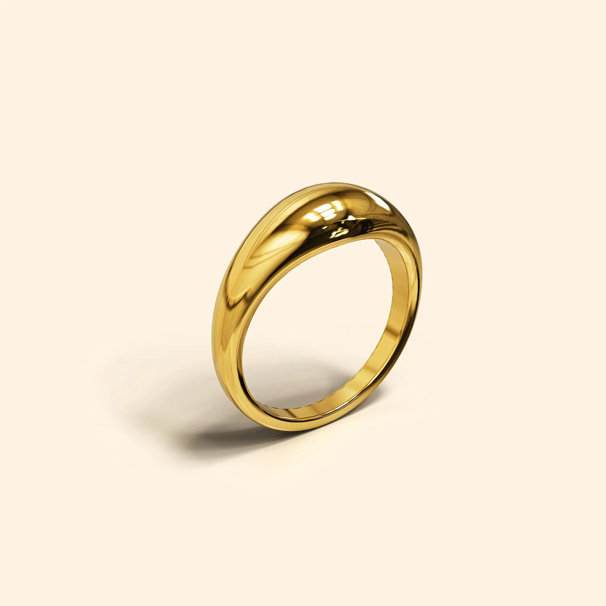 Bullion Gold Pinard Oval Ring in Gold