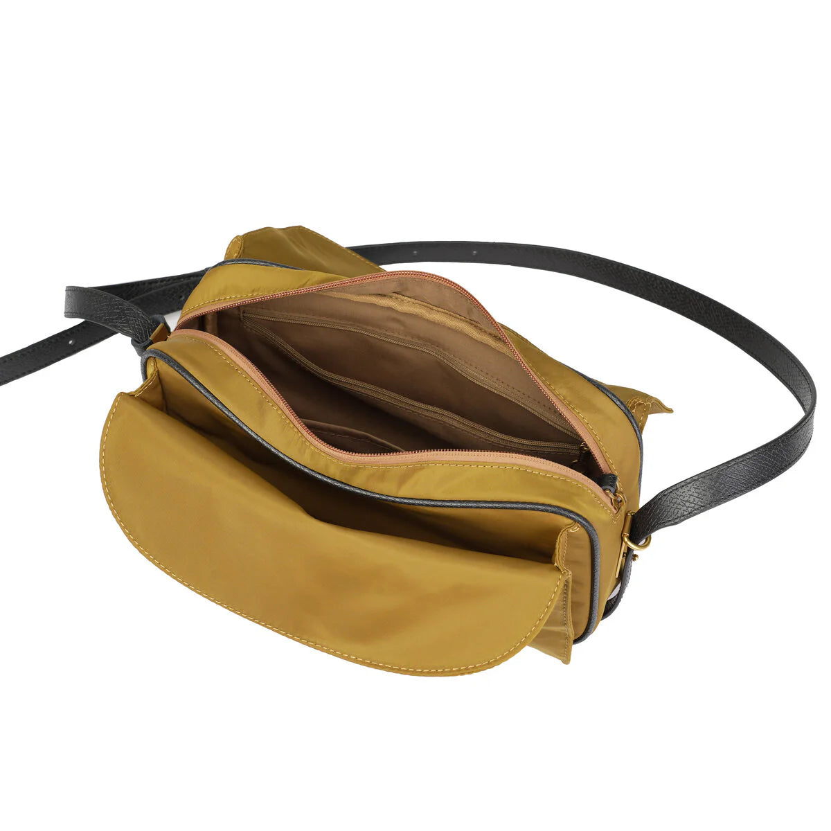 BAMEI Water-Resistant Ballistic Nylon Crossbody Bag - Camel