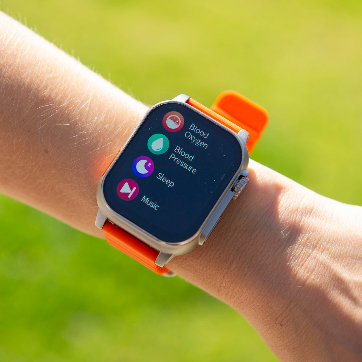 FitSmart Elite XL Smartwatch with AMOLED Display GPS