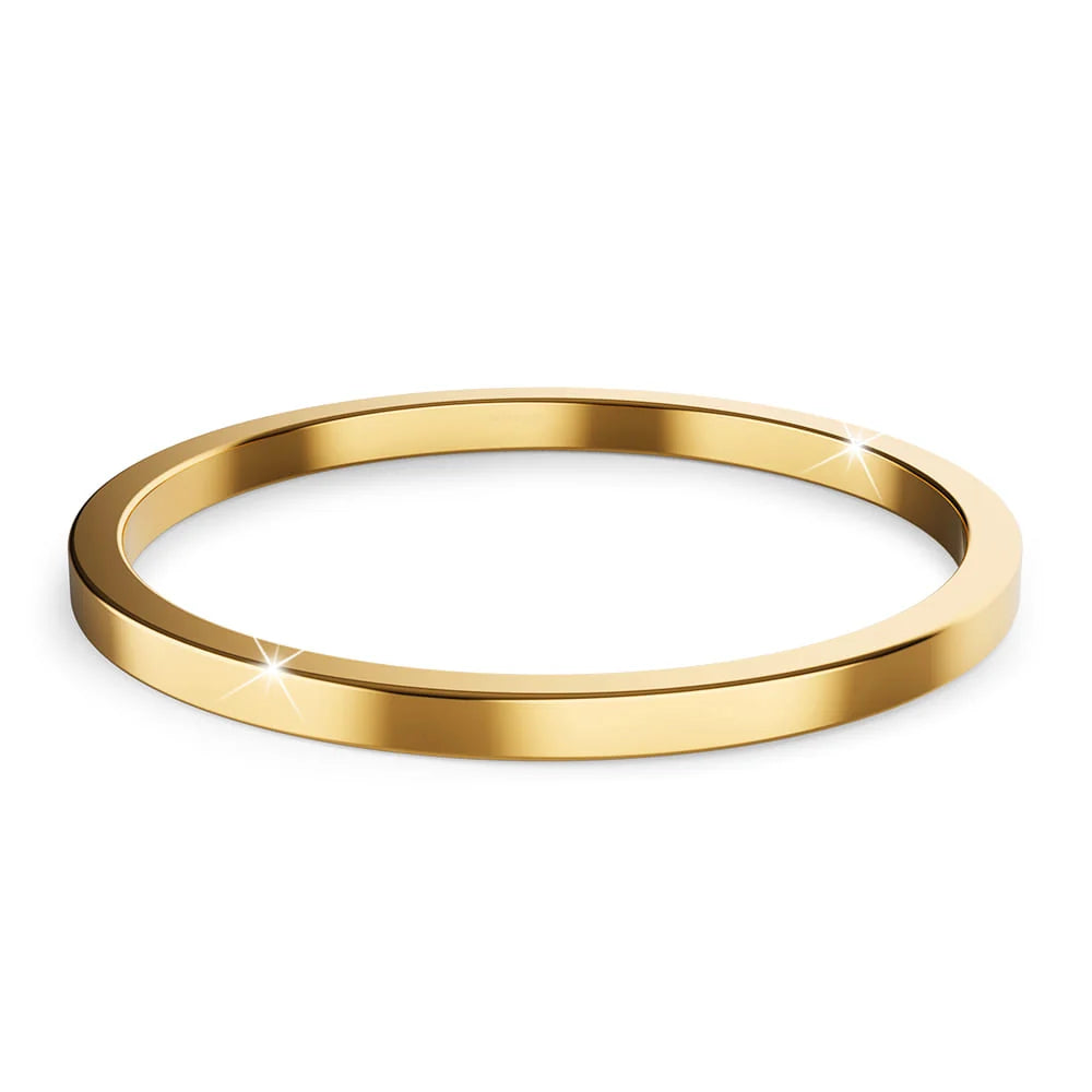 Bullion Gold Gold Simplicity Slim Ring