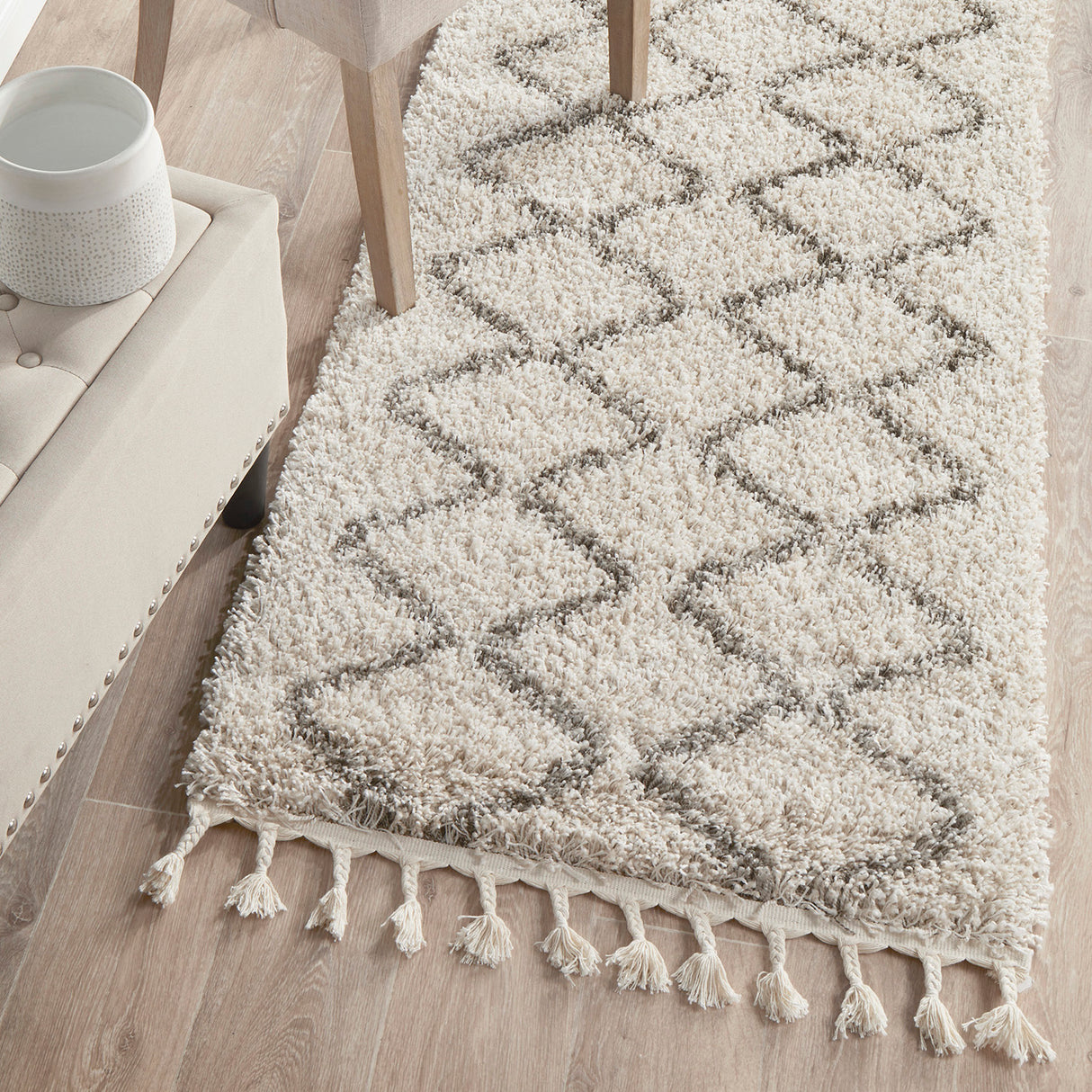 Saffron 11 Natural Runner Rug