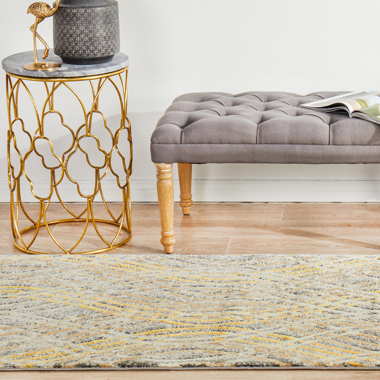 Dream Scape 852 Charcoal Runner Rug