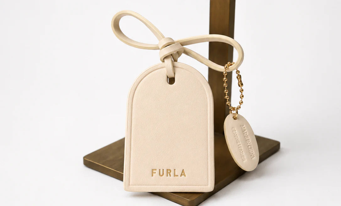 Furla Giove Luggage Tag - Marshmallow