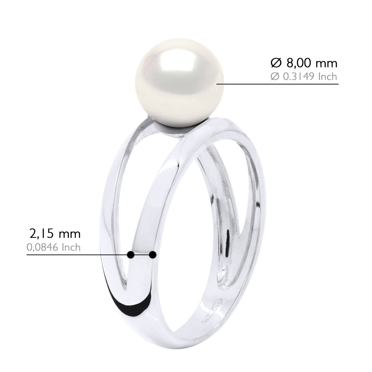 Ring - Natural White - Longueur 18 cm