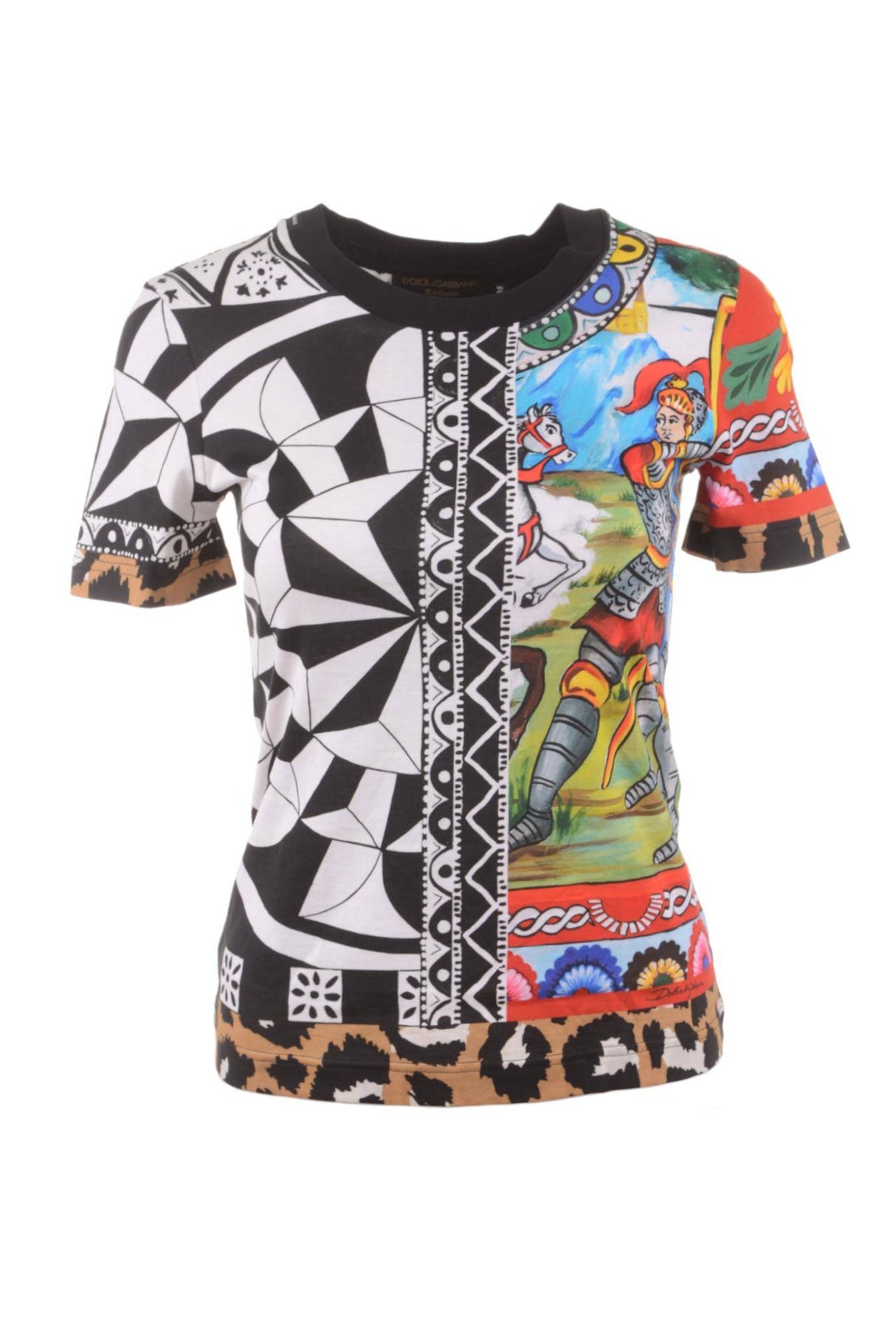 Dolce & Gabbana Women Printed Short Sleeve T-shirt